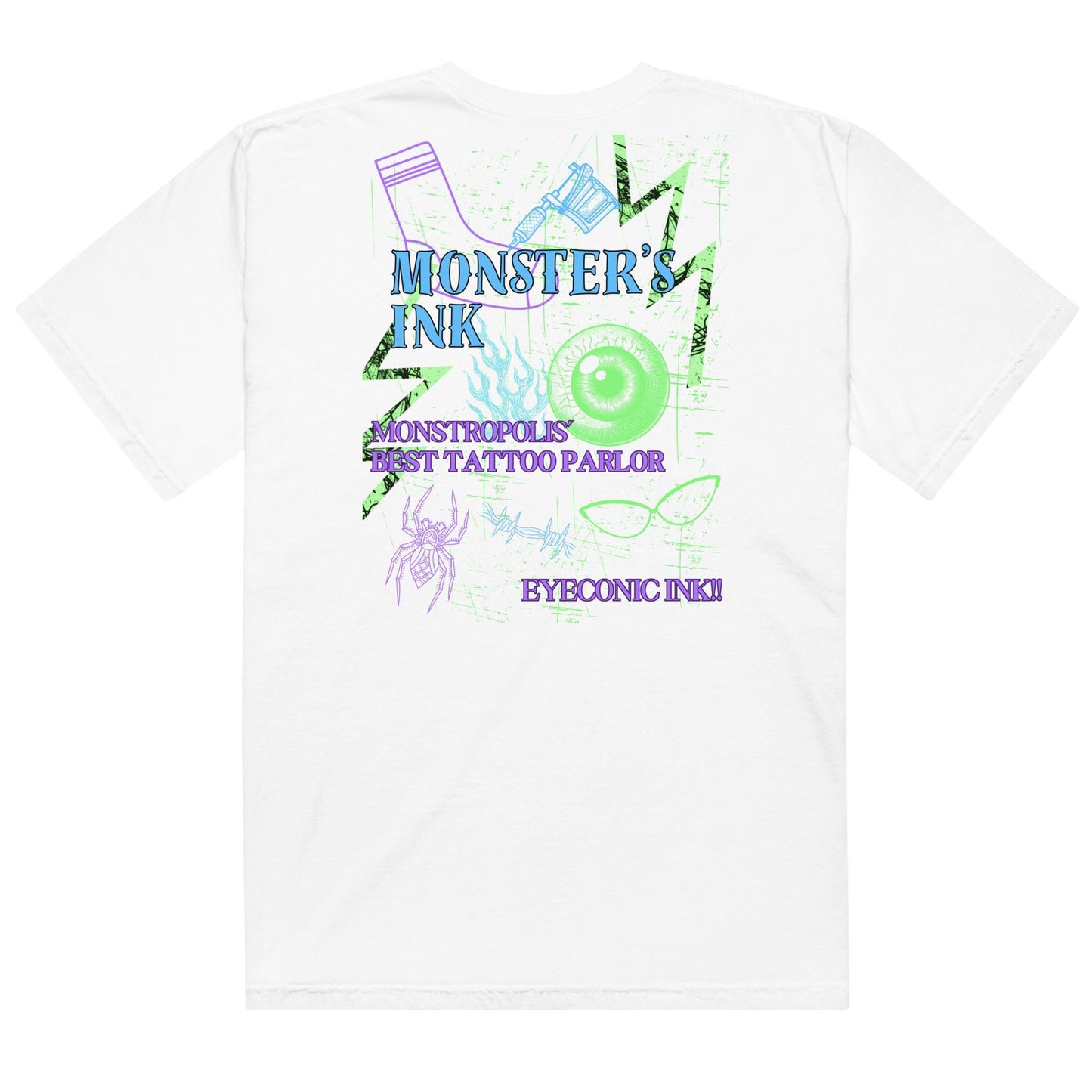 Monsters Inc Tattoo Parlor Comfort Colors Shirt