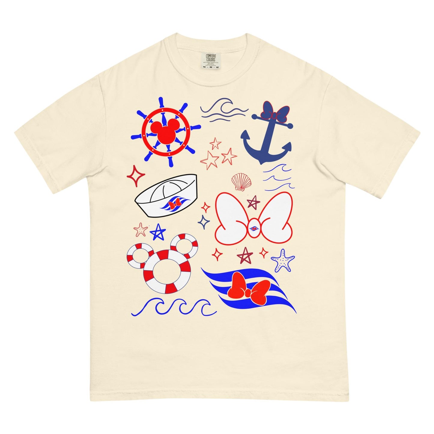 Disney Cruise Doodle Sketch Shirt, Family Vacation Tee