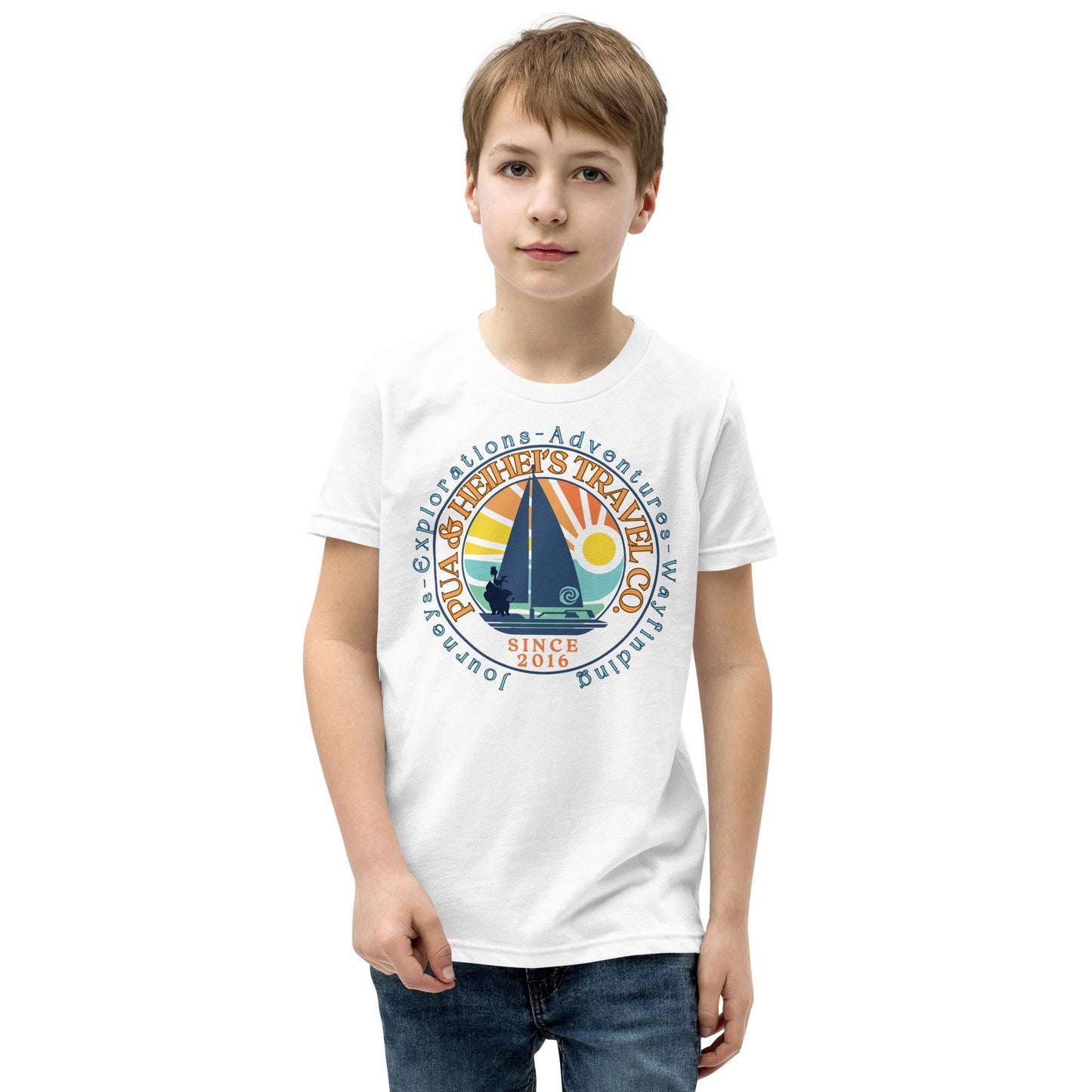 Pua and Heihei's Travel Co Youth Shirt, Disney Moana Inspired