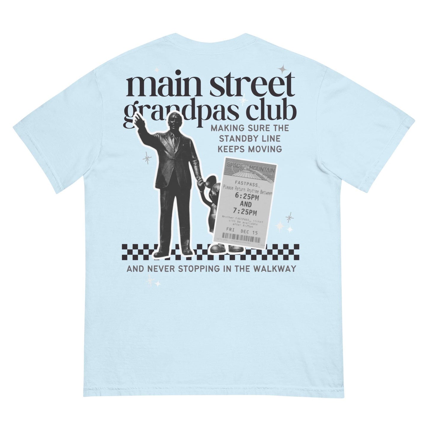 Disney Main Street Grandpas Club; Disney Grandpa Shirt