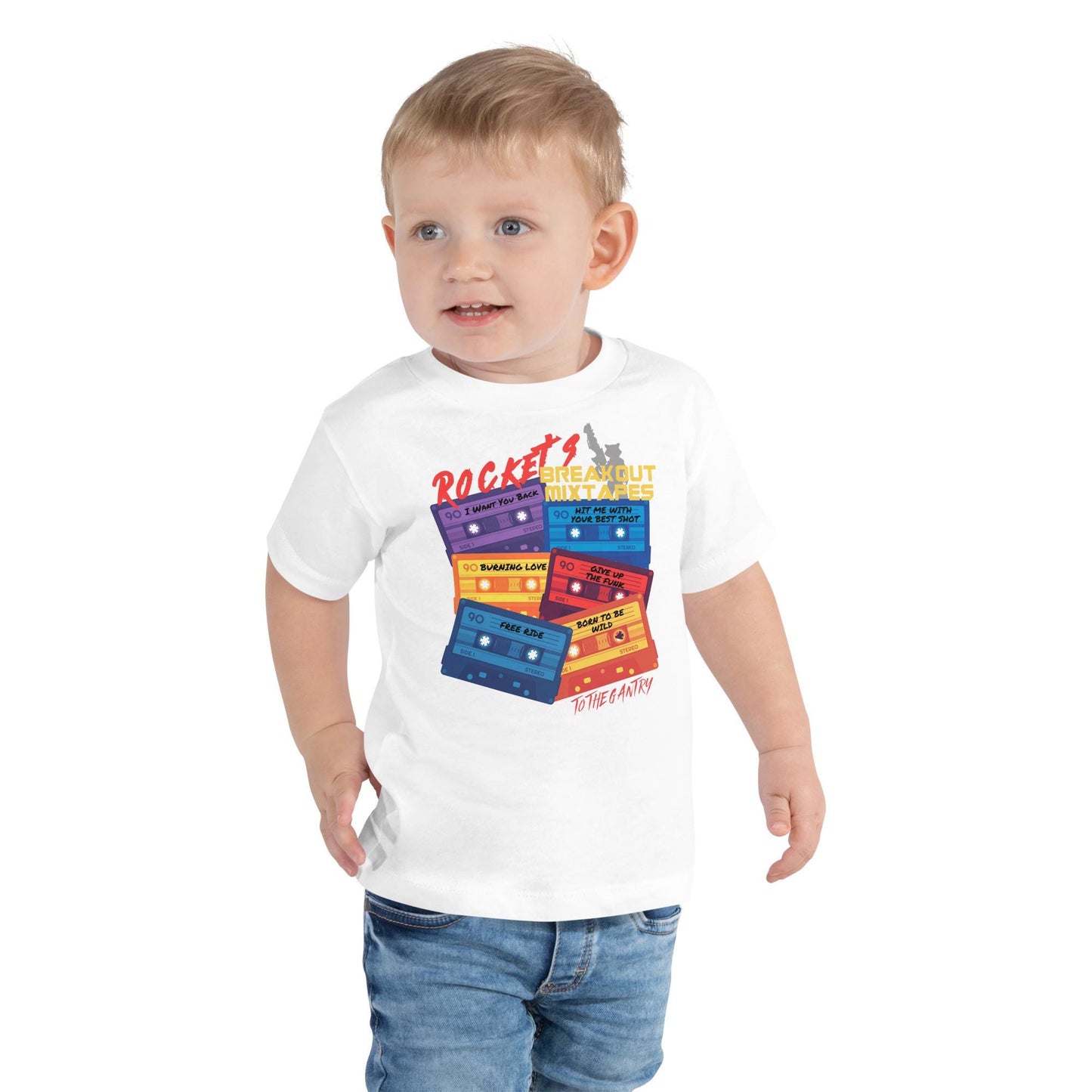 Rocket's Mixtape Toddler T-Shirt: Guardians of the Galaxy Bella Canvas Tee