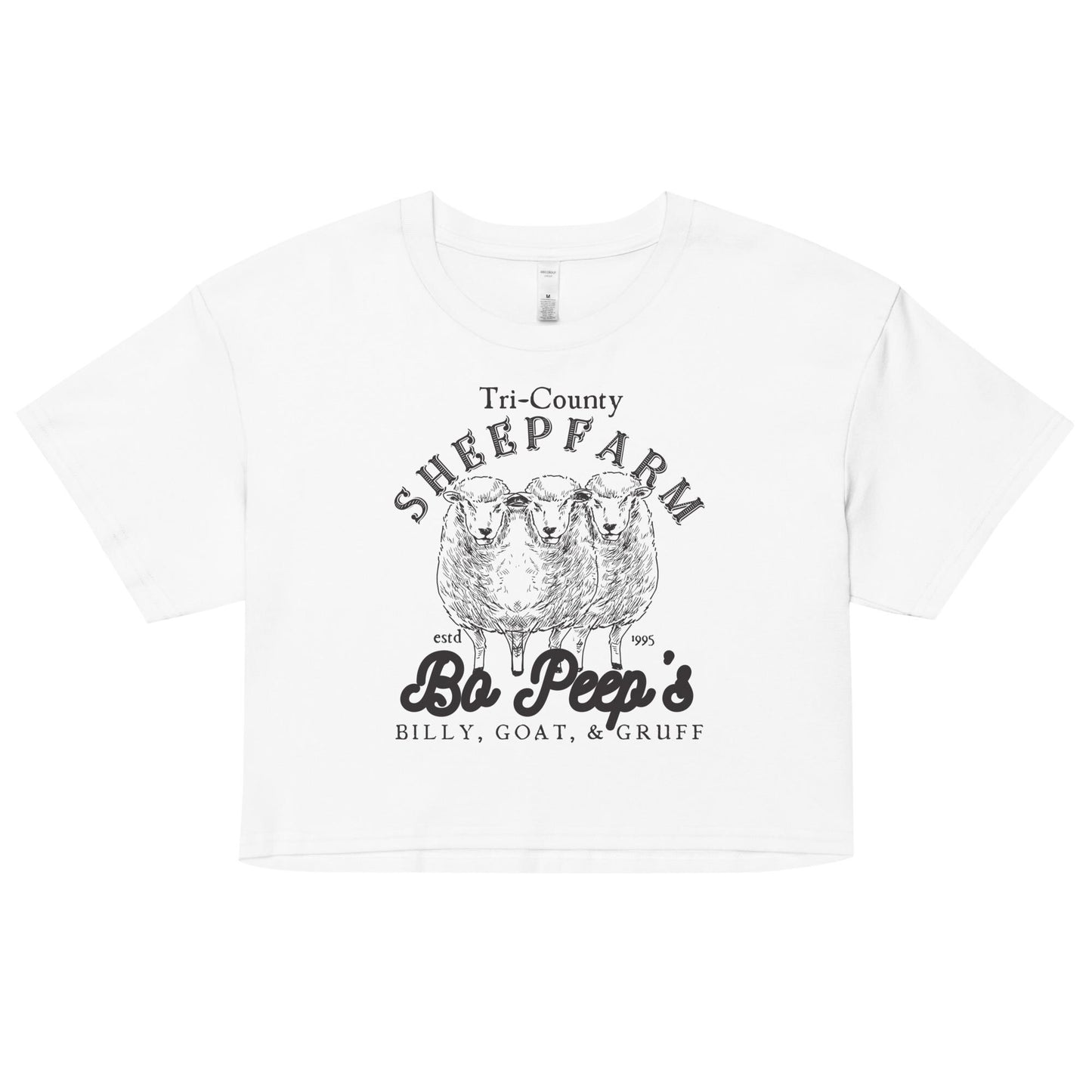 Bo Peep Sheep Farm Crop Top | Disney Pixar Hollywood Studios Tee
