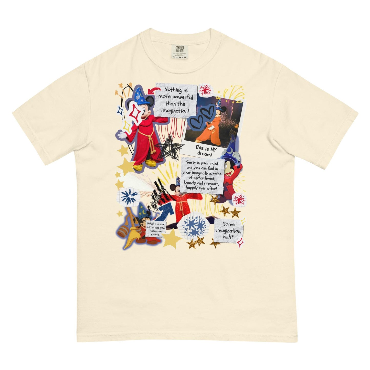 Sorcerer Mickey Scrapbook Junk Comfort Colors Shirt
