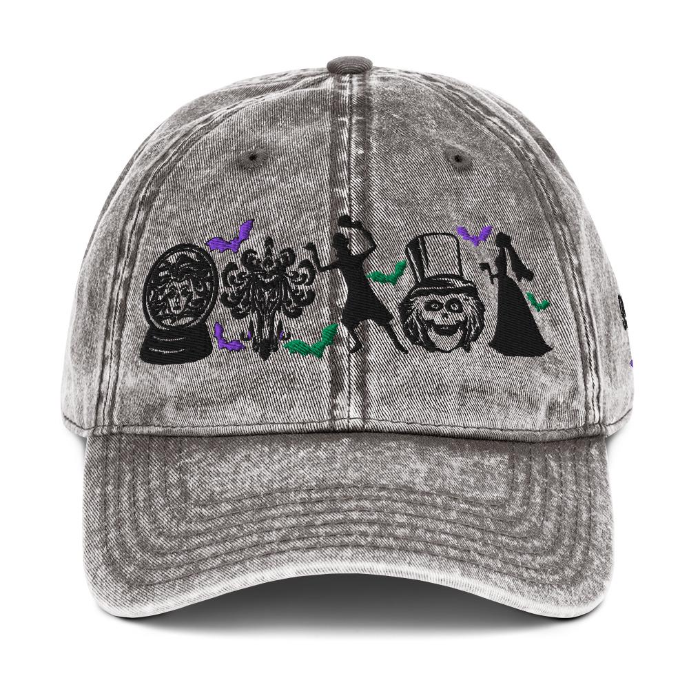 Haunted Mansion Icon Hat, 999 Happy Haunts, Disney Cotton Twill Dad Hat