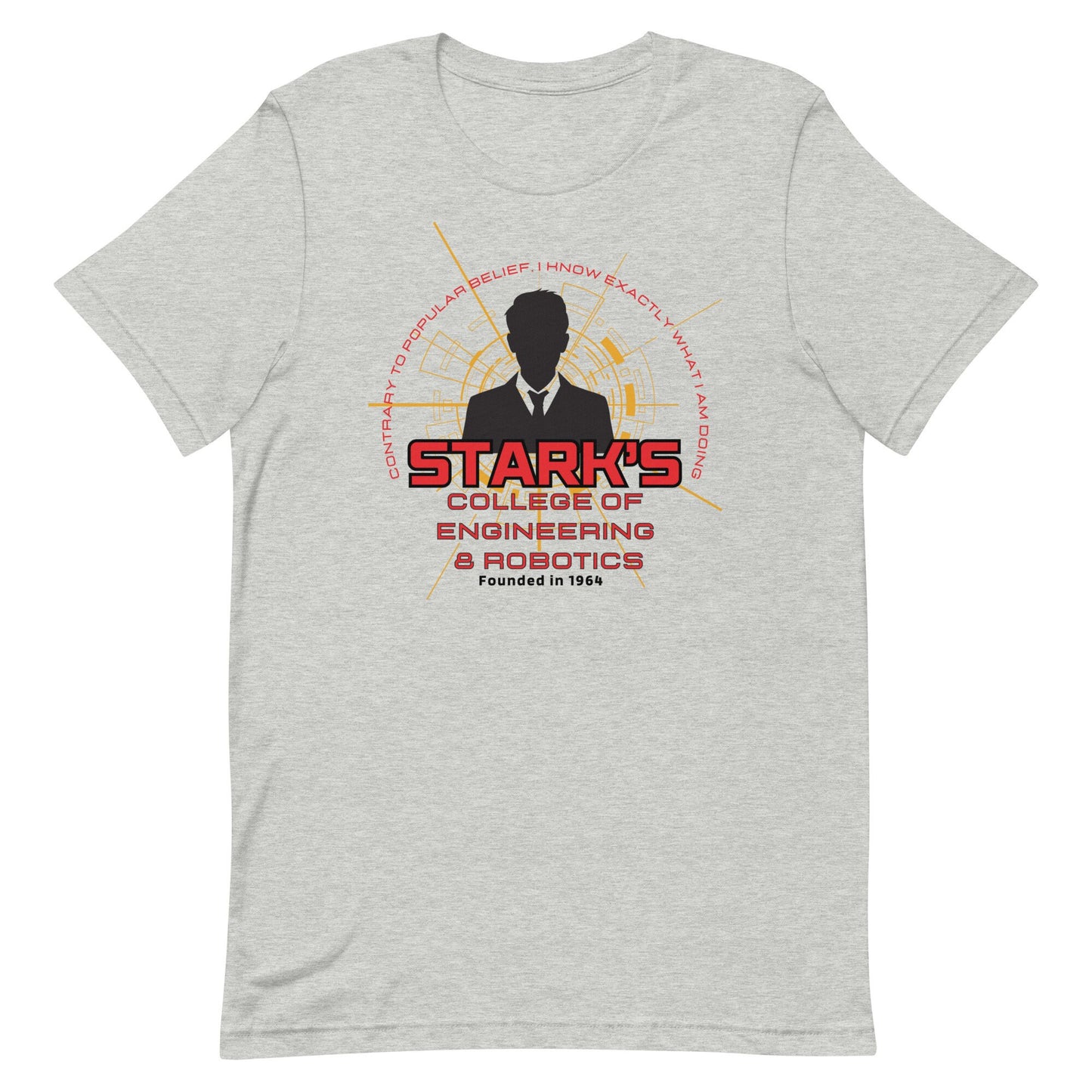 Stark's College of Engineering, Subtle Disney Bella Canvas Short Sleeve T-Shirt, Disney Dad Shirts, Disney Shirts, Disneyland Shirt