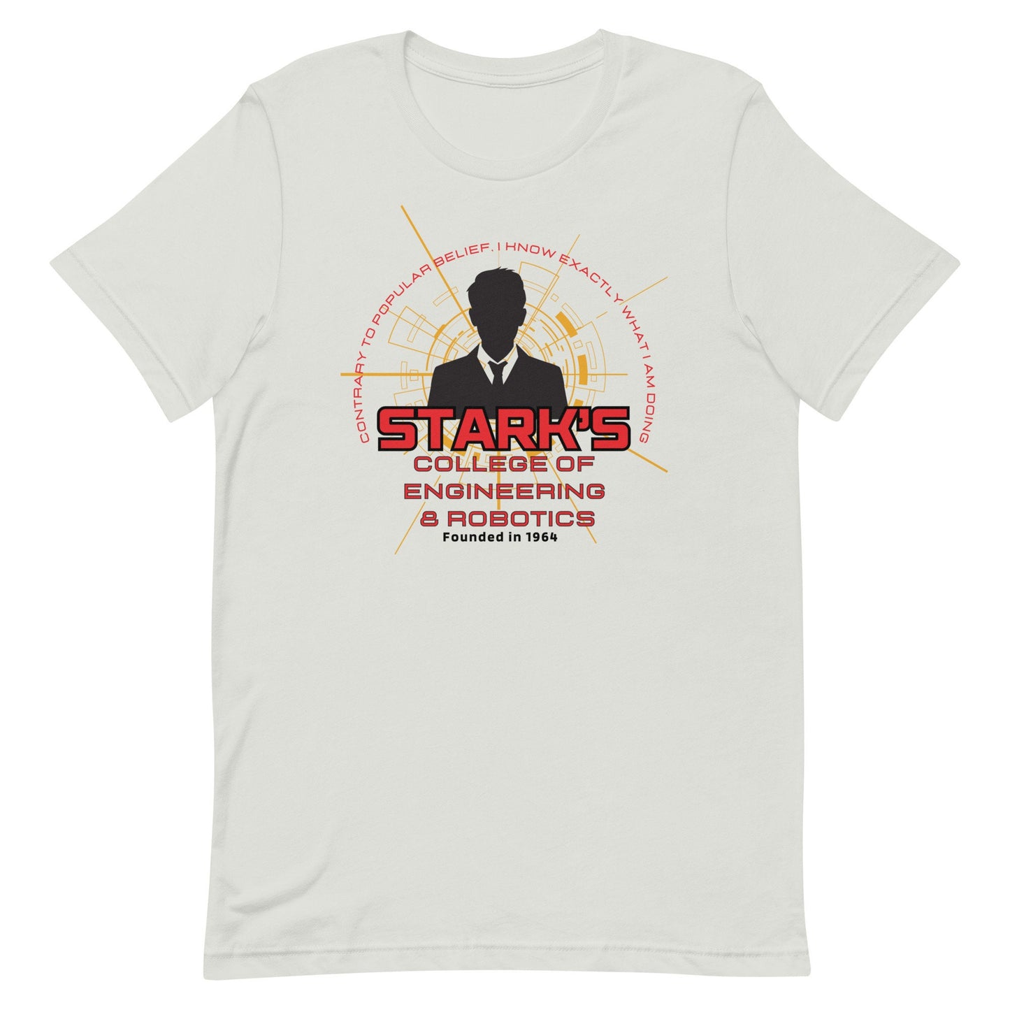Stark's College of Engineering, Subtle Disney Bella Canvas Short Sleeve T-Shirt, Disney Dad Shirts, Disney Shirts, Disneyland Shirt