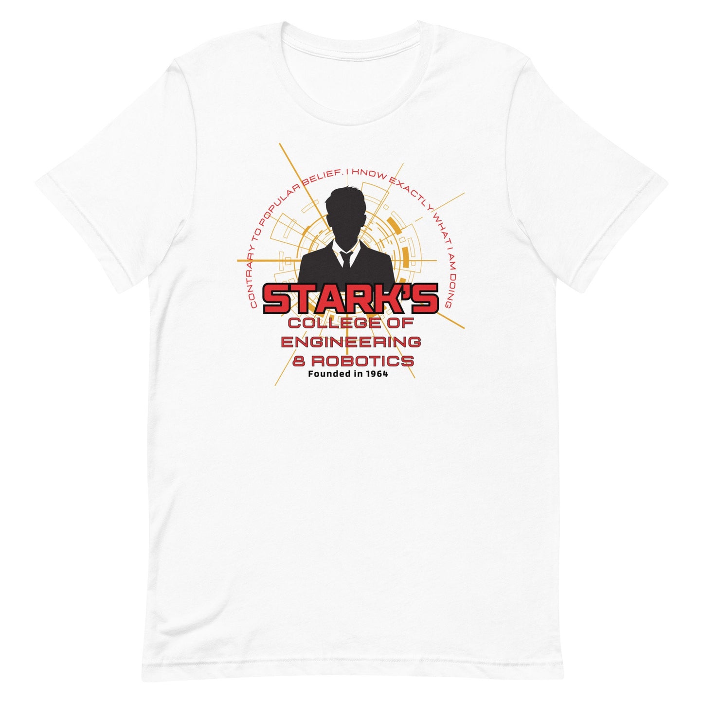 Stark's College of Engineering, Subtle Disney Bella Canvas Short Sleeve T-Shirt, Disney Dad Shirts, Disney Shirts, Disneyland Shirt