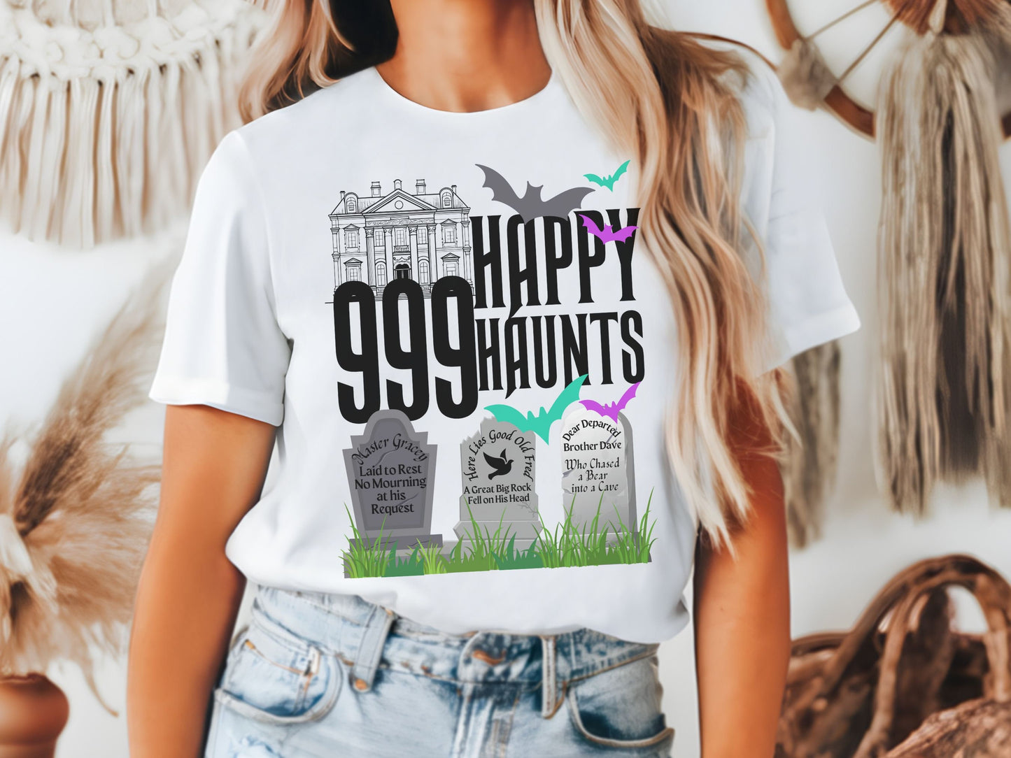 Haunted Mansion, 999 Happy Haunts, Subtle Disney Bella Canvas Short Sleeve T-Shirt, Disney Family Shirts, Disney Shirts, Disneyland Shirt