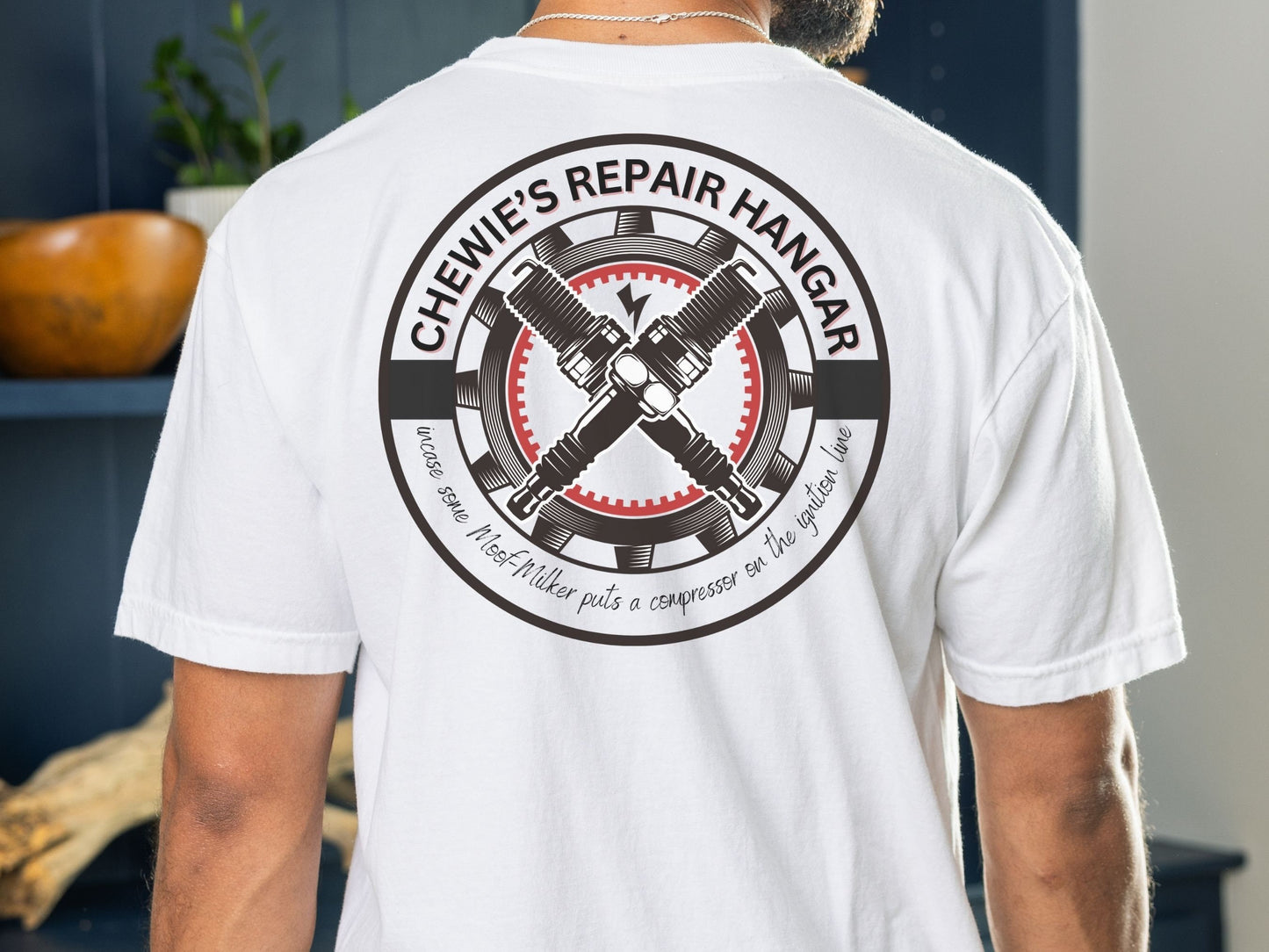 Chewie's Repair Hangar, Moof Milker, Comfort Colors Garment Dyed T-Shirt