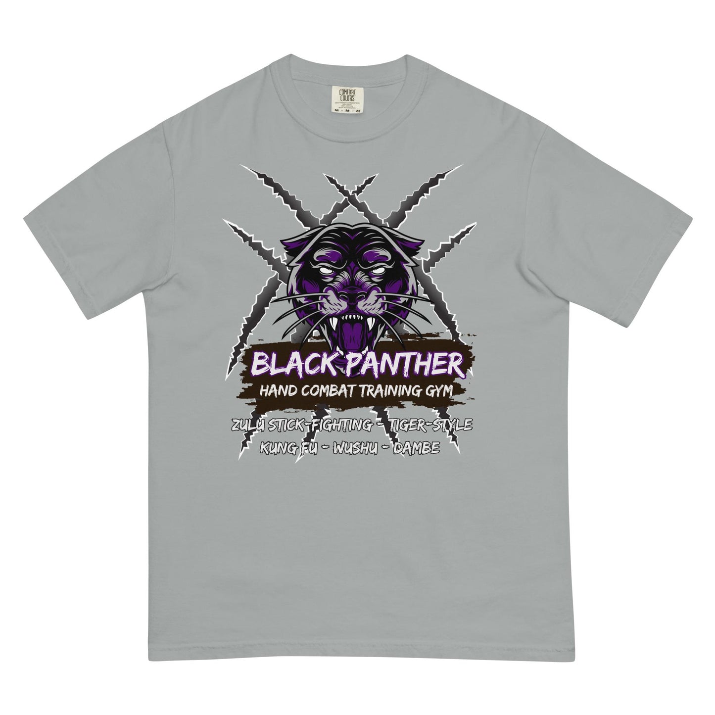 Black Panther Training Gym Shirt, Marvel Avenger Inspired Comfort Colors Tee