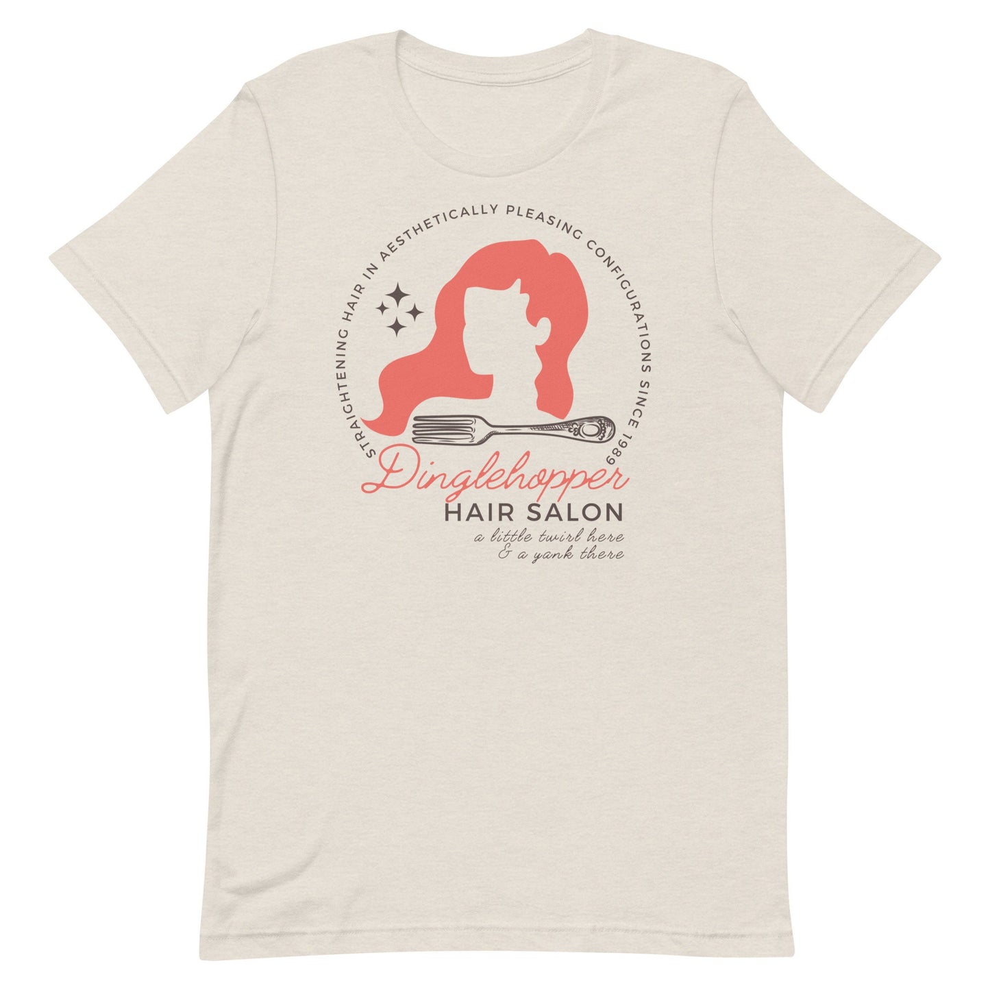 Dinglehopper Hair Salon Shirt, Little Mermaid Theme Park Bella Canvas Tee