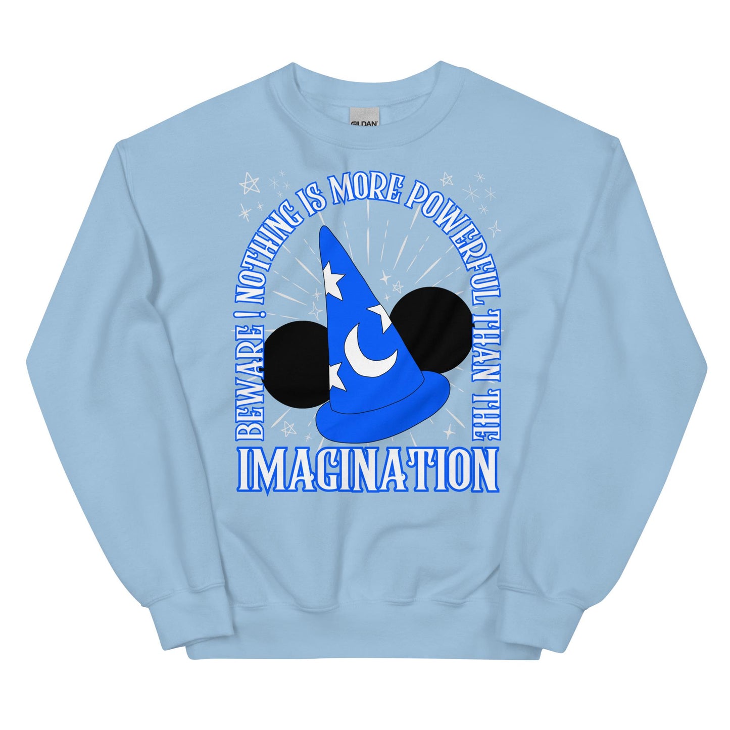 Imagination, Fantasmic Crewneck, Sorcerer Mickey, Hollywood Studios Sweatshirt, Matching Family Shirts
