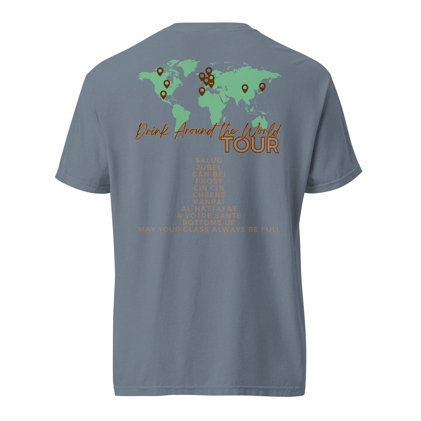 Drink Around the World Tour T-Shirt: EPCOT Group Tee