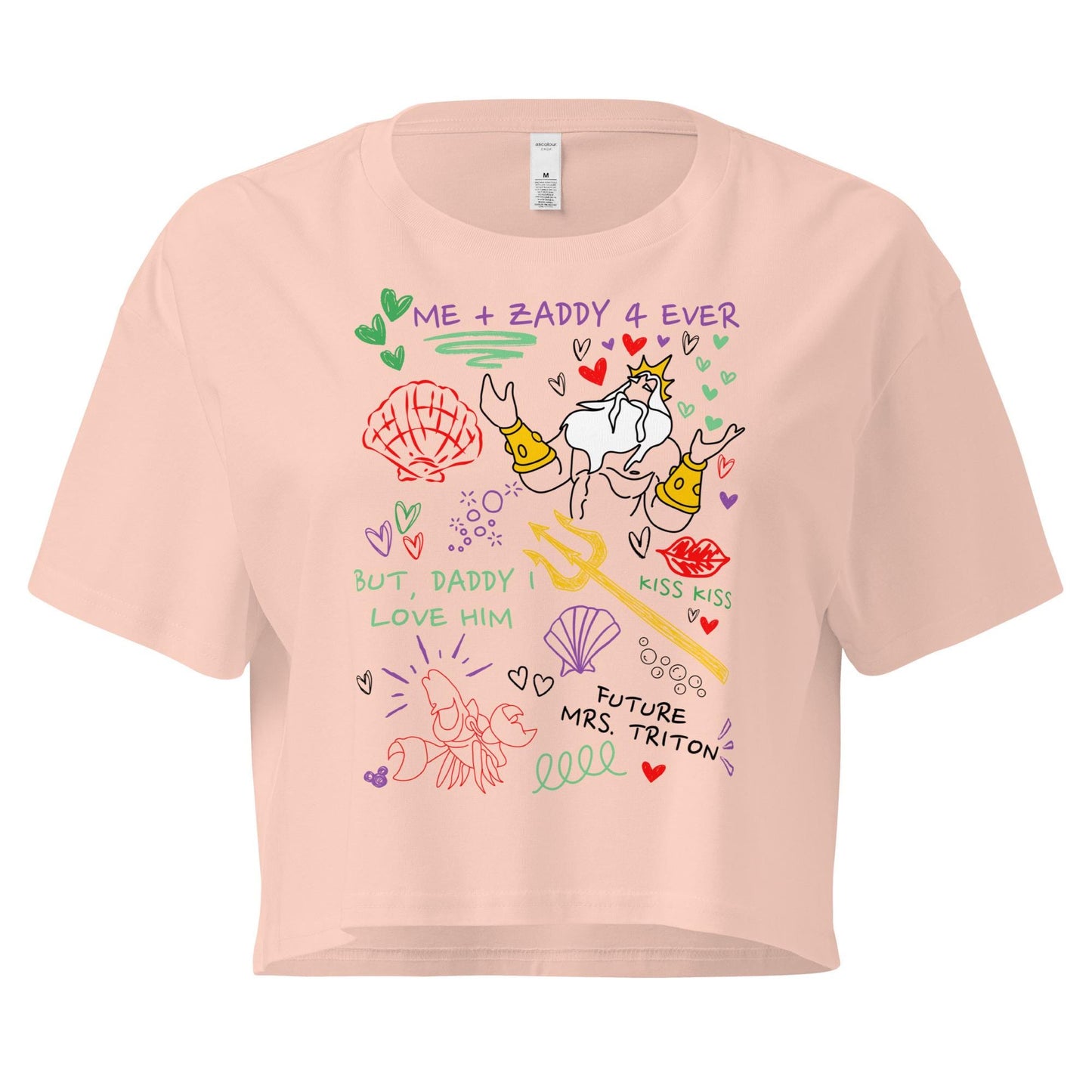 Little Mermaid King Triton Doodle Shirt, Girls Trip Tee