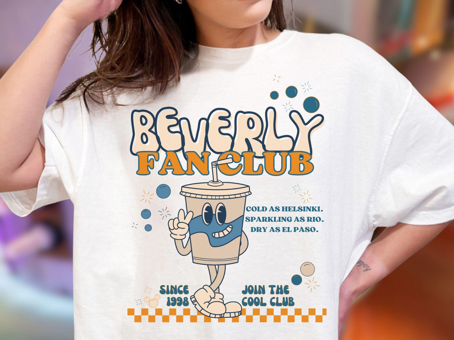 Disney EPCOT Club Cool Beverly Shirt, Comfort Colors Tee
