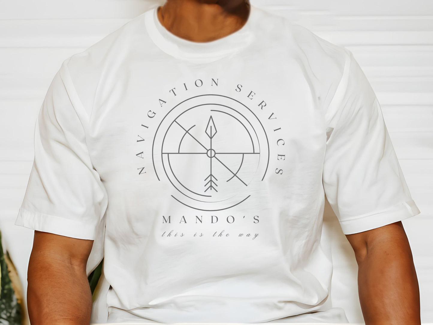 Mando's Navigation Services Shirt, Subtle Disney Family Tee