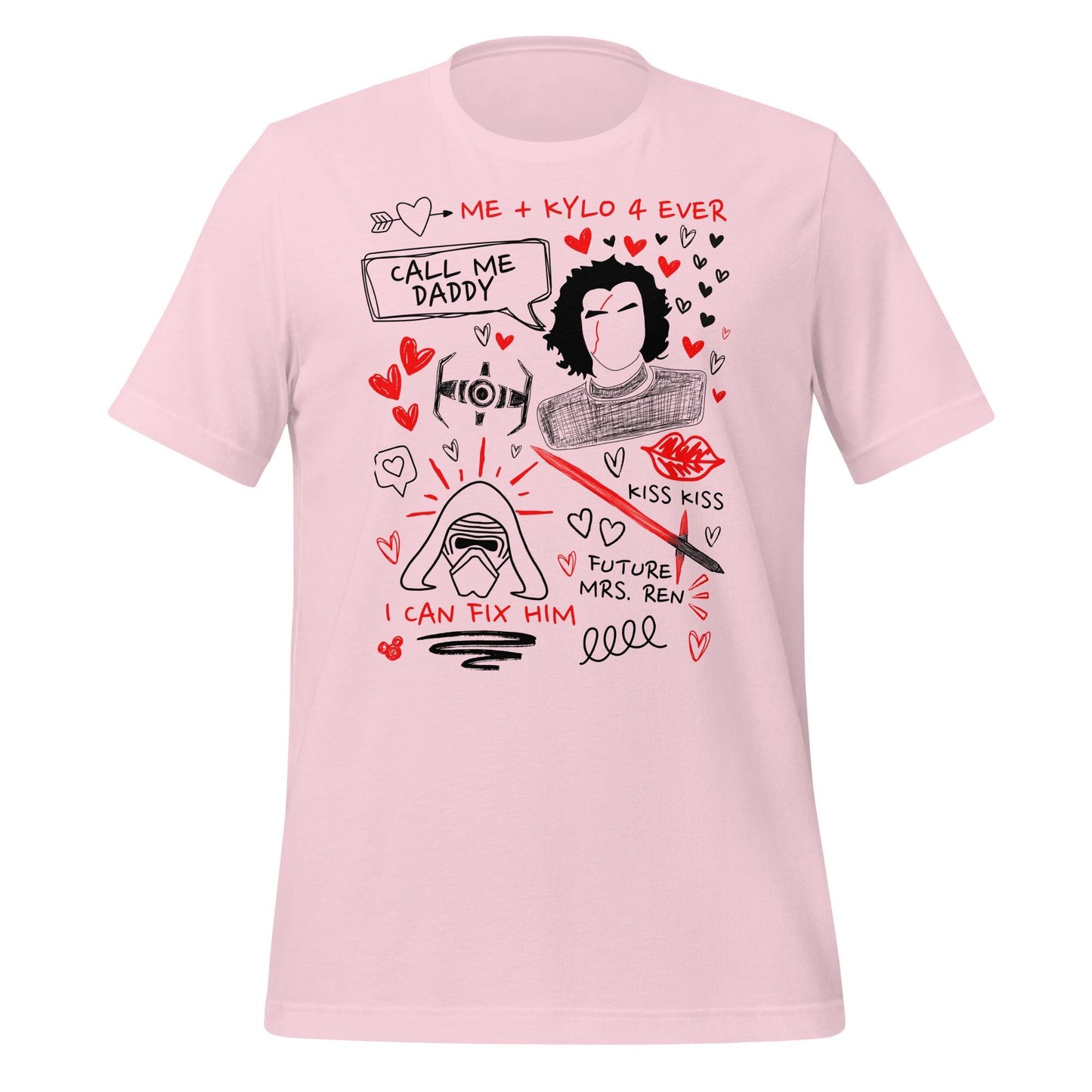 Kylo Ren Doodle Sketch Shirt: Star Wars Fan Tee