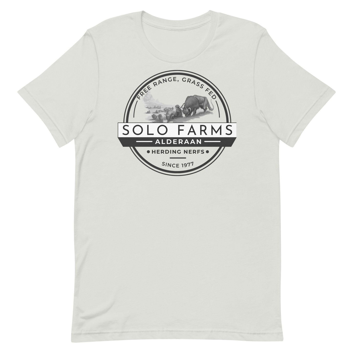 Solo Farms Nerf Herder Bella Canvas T-Shirt, Subtle Disney Family Shirt