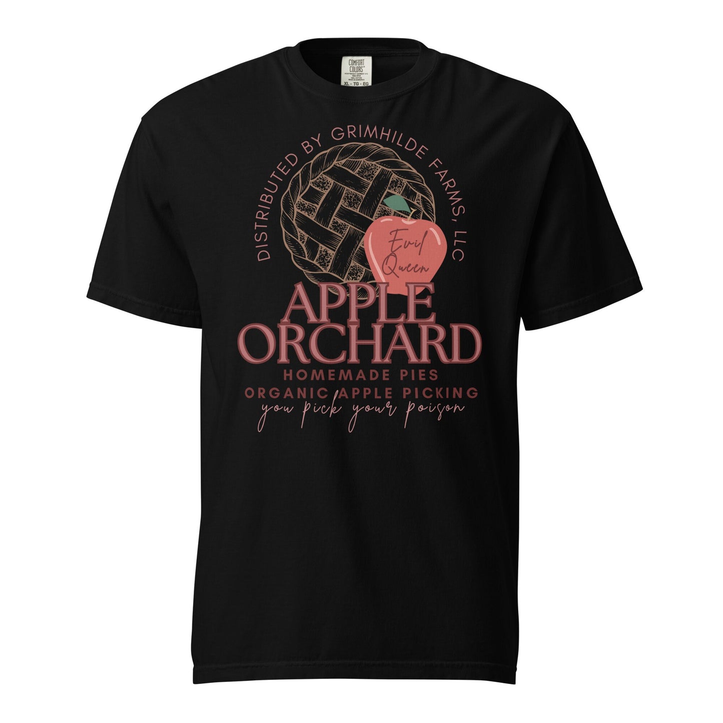 Evil Queen Apple Orchard Tee, Comfort Colors Disney Shirt