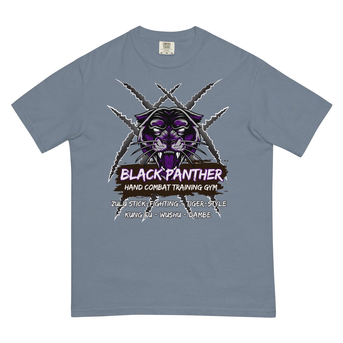 Black Panther Training Gym Shirt, Marvel Avenger Inspired Comfort Colors Tee