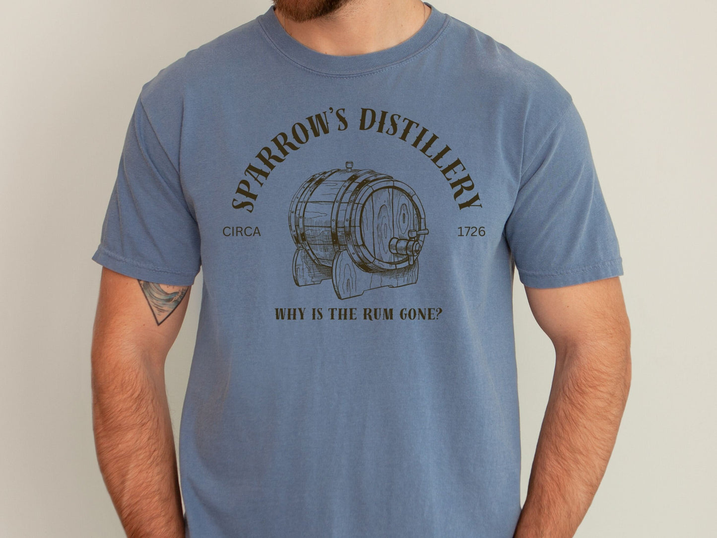 Sparrow's Distillery Shirt, Comfort Colors Disney Family Tee