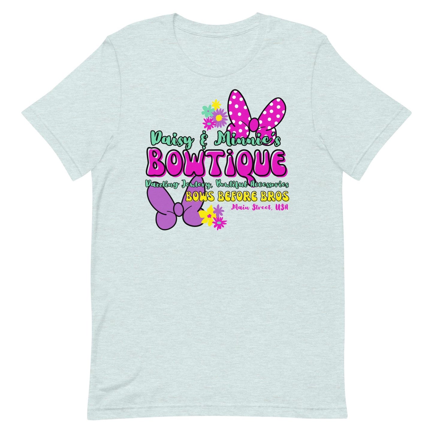 Minnie and Daisy Bowtique Shirt, Disneyland Inspired Girls Tee