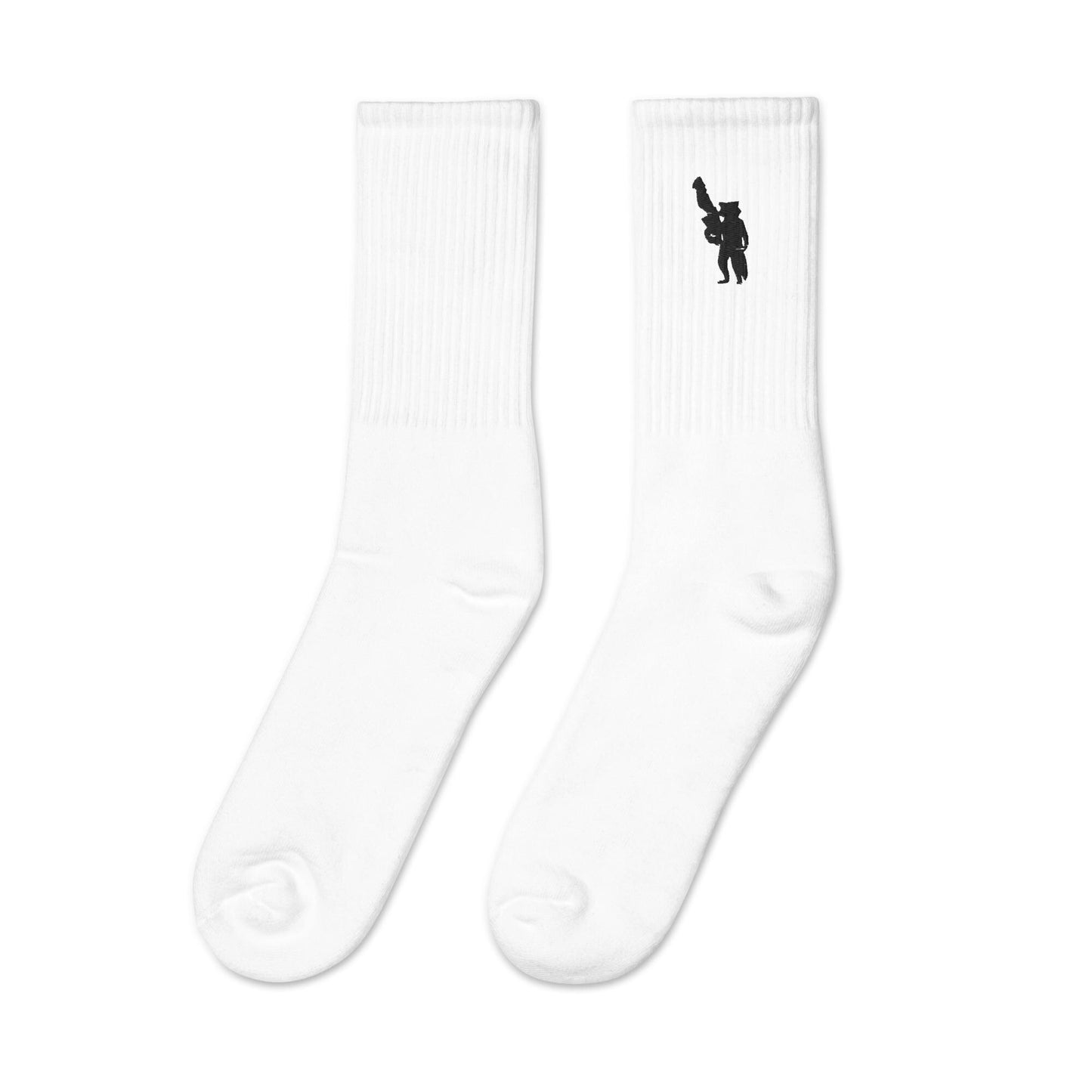 Rocket Raccoon Embroidered Socks: Guardians of the Galaxy, Made in USA