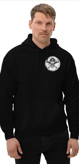 Pirates of the Caribbean Hoodie, Disney Dad, Gildan Unisex