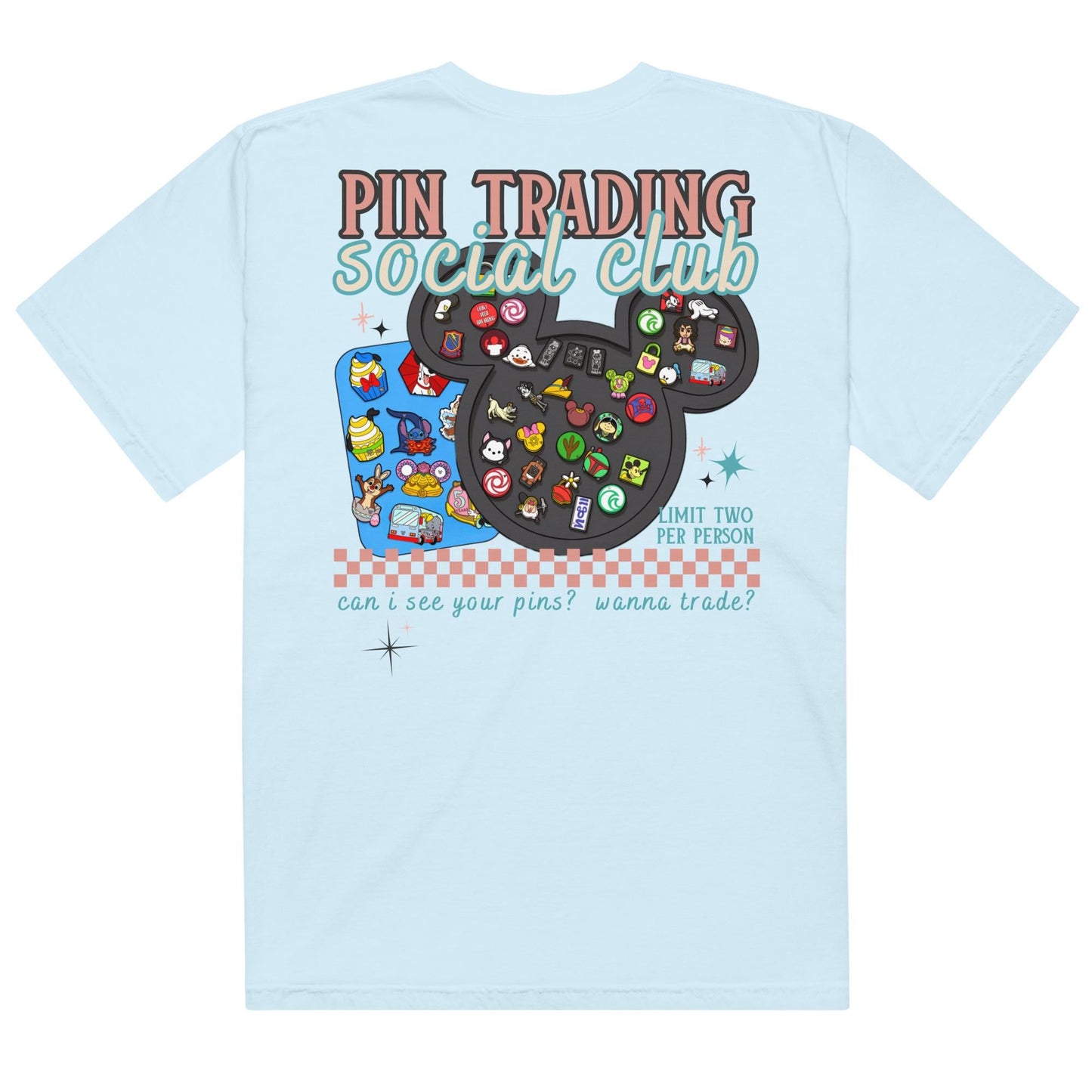 Disney Adult Pin Trading Social Club Shirt