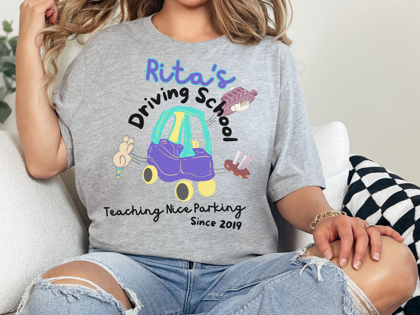Rita's Driving School Bluey Shirt, Disney Family Tee