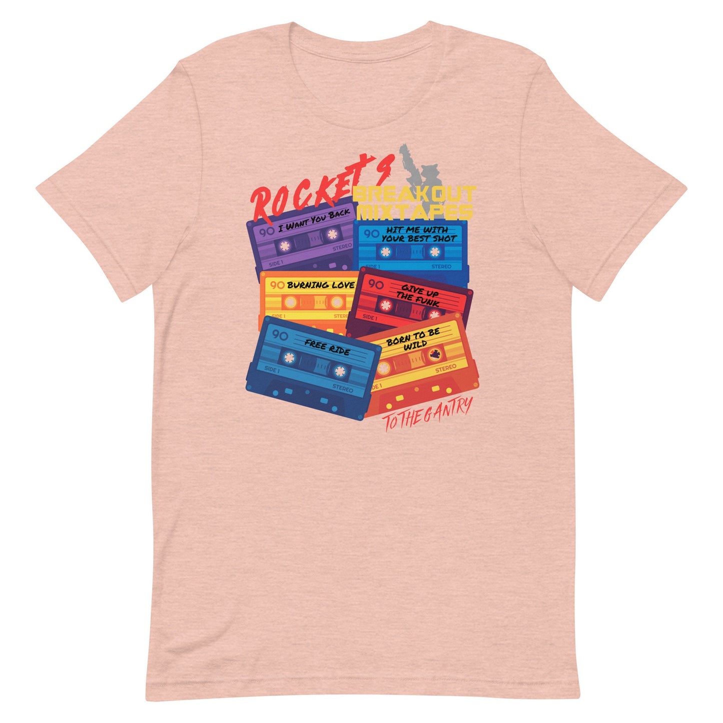 Rocket's Breakout Mixtapes, Bella Canvas Unisex Short Sleeve T-Shirt, Disney Family Shirts, Disney Shirt, Disney Dad, Disneyland Shirt
