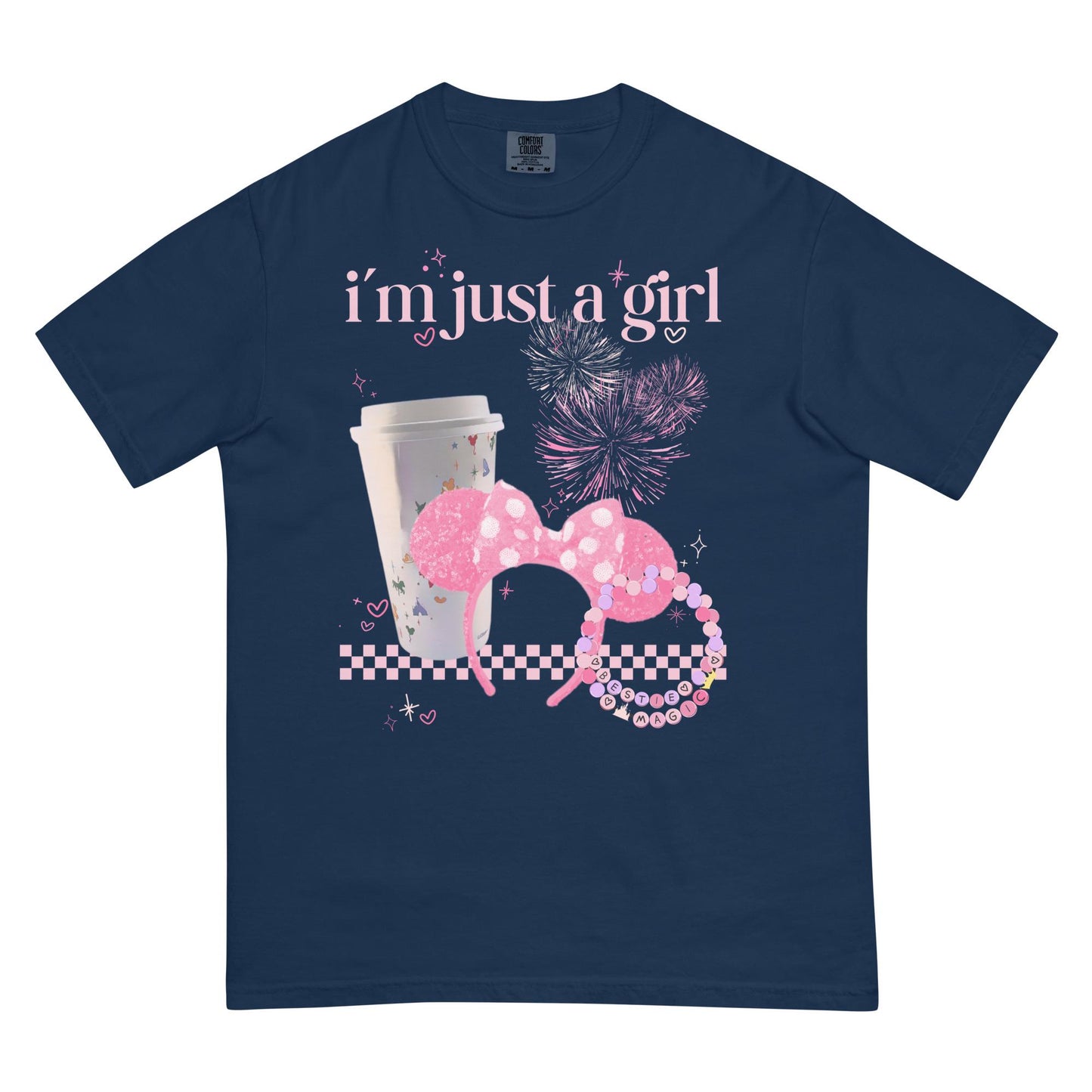 Disney Girls Trip Comfort Colors Shirt, I’m Just a Girl