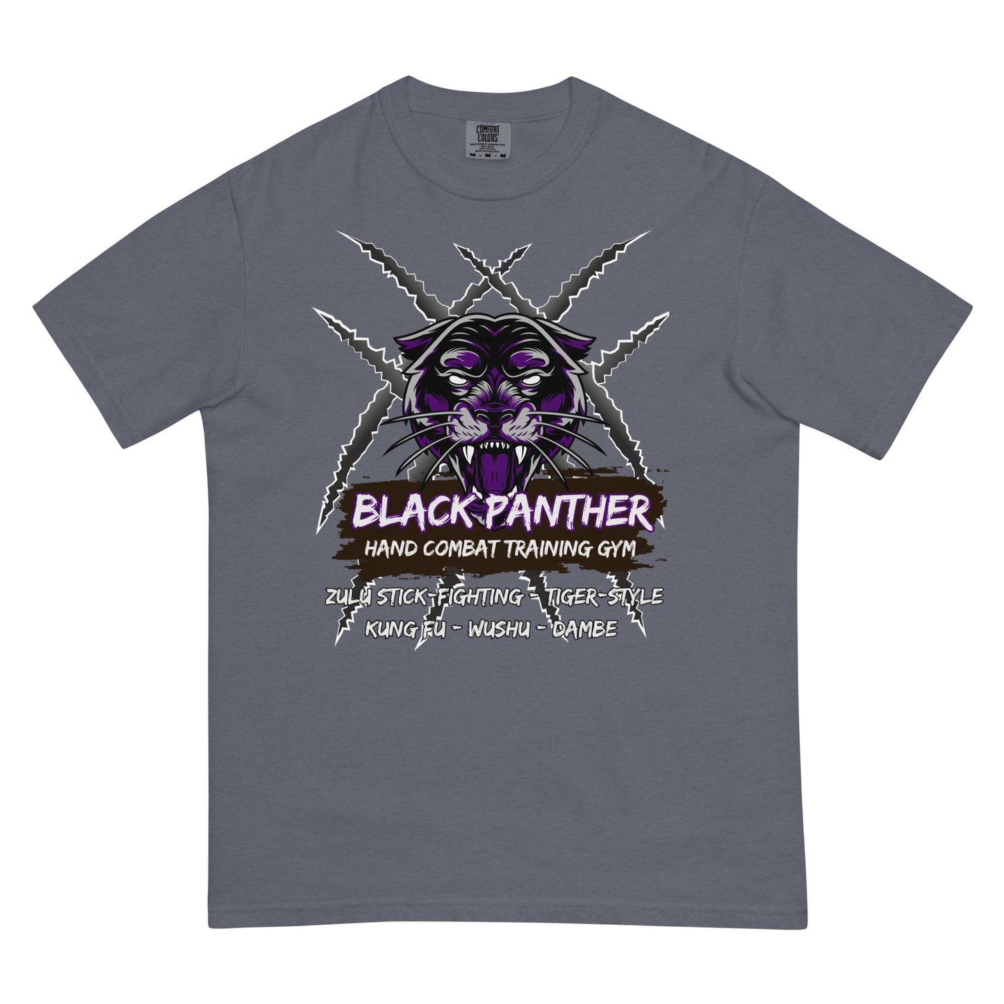 Black Panther Training Gym Shirt, Marvel Avenger Inspired Comfort Colors Tee