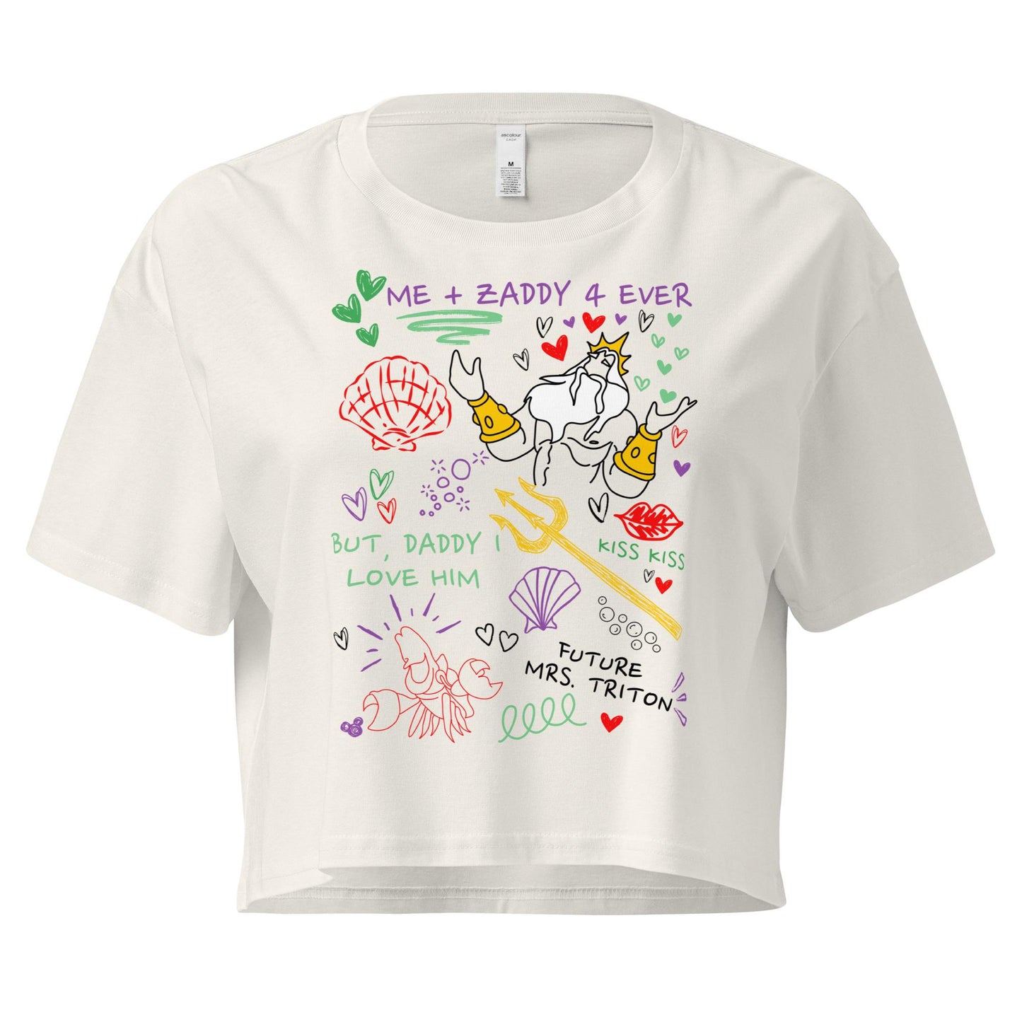 Little Mermaid King Triton Doodle Shirt, Girls Trip Tee