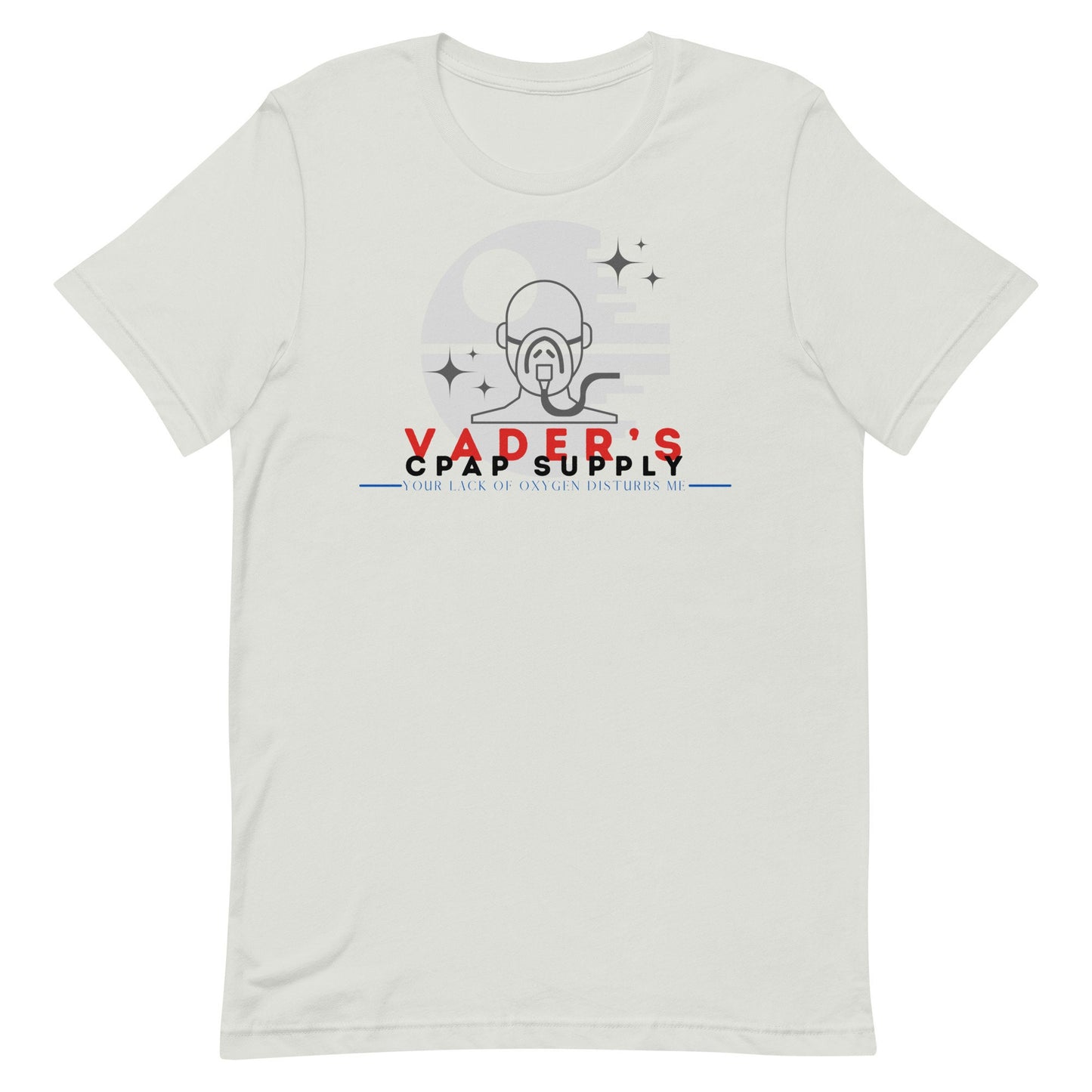 Vader's CPAP Supply Bella Canvas T-Shirt, Subtle Star Wars Disney Dad Shirt