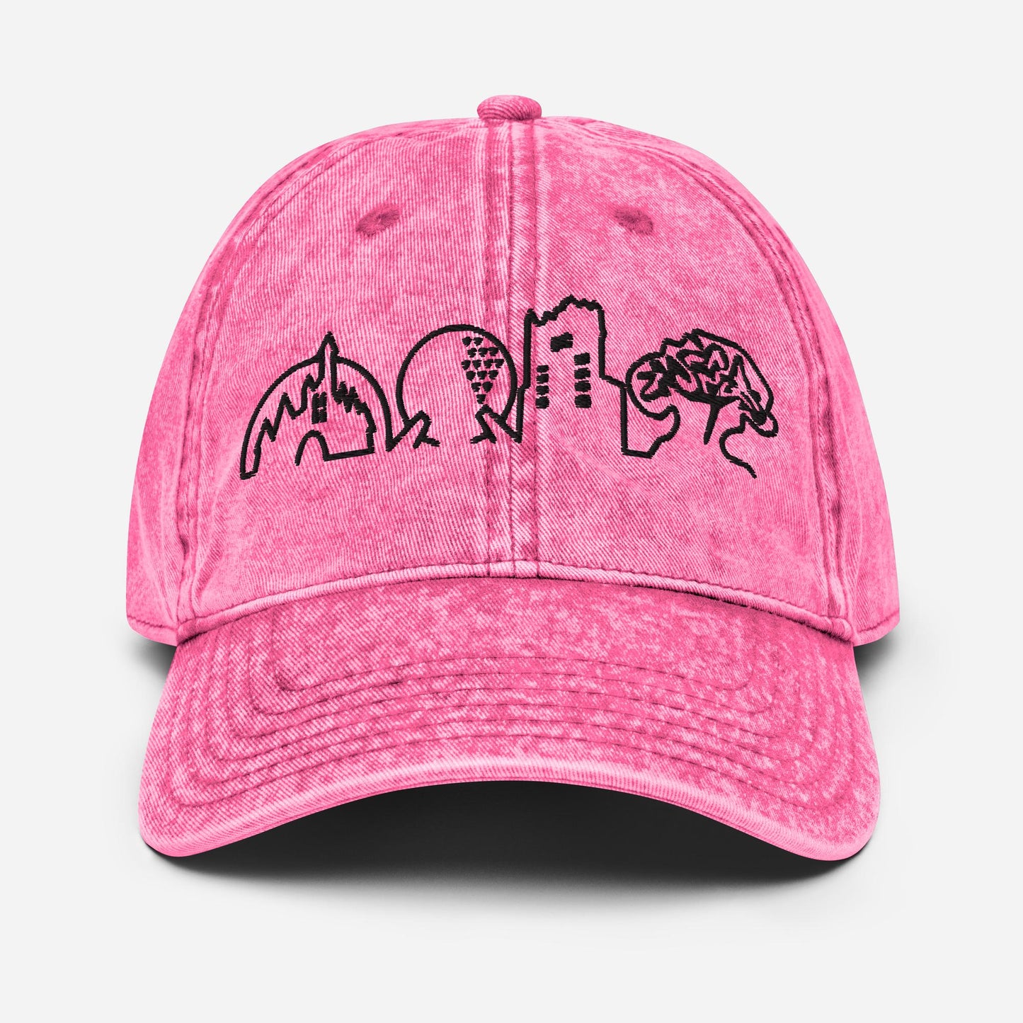 Embroidered Disney Park Icons Hat | WDW Passholder Cap