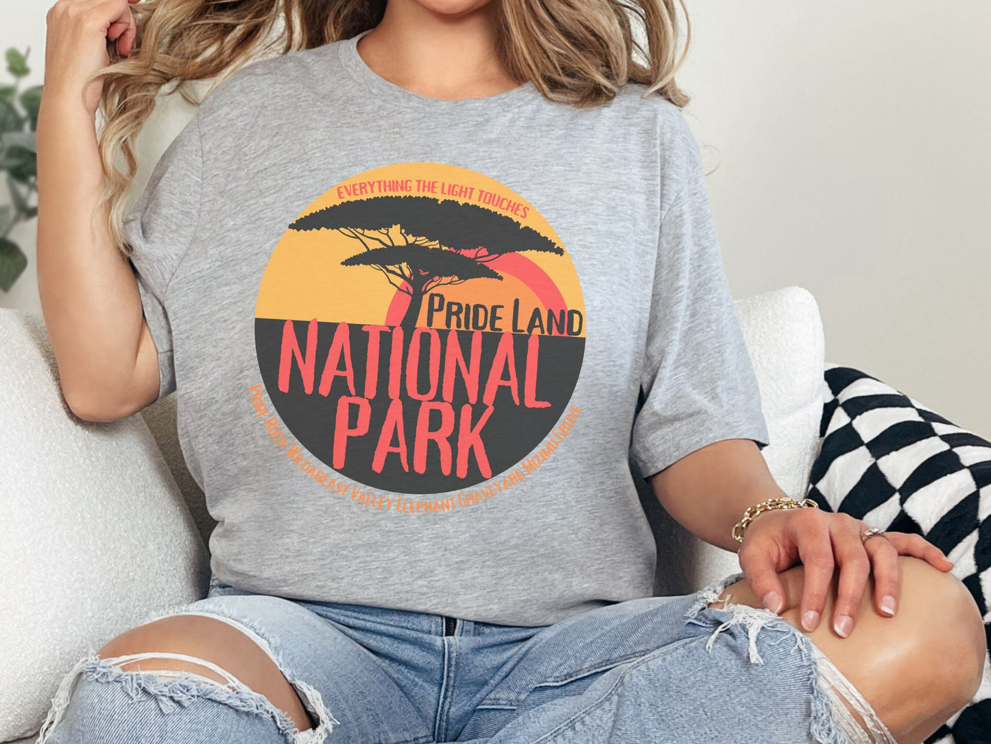 Pride Land National Park Bella Canvas Disney Family Matching Shirt