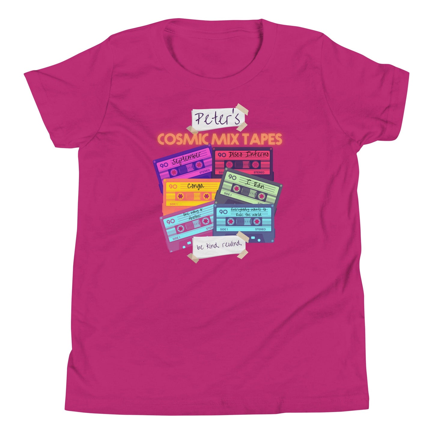 Guardians of the Galaxy T-Shirt, Peter's Cosmic Mix Tapes, Marvel Fan