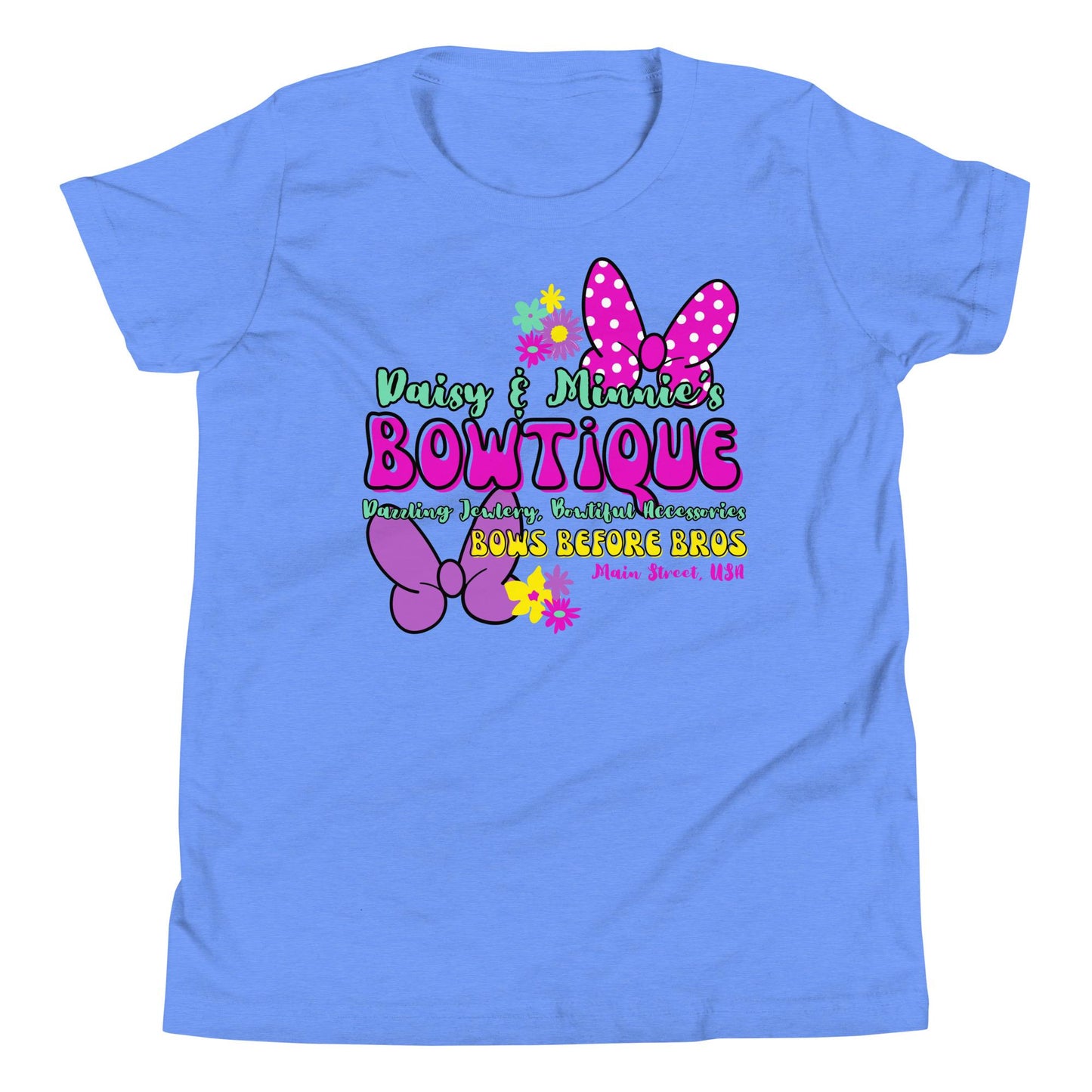 Girls Disney Shirt, Minnie and Daisy Bows, Custom Vacation Shirt