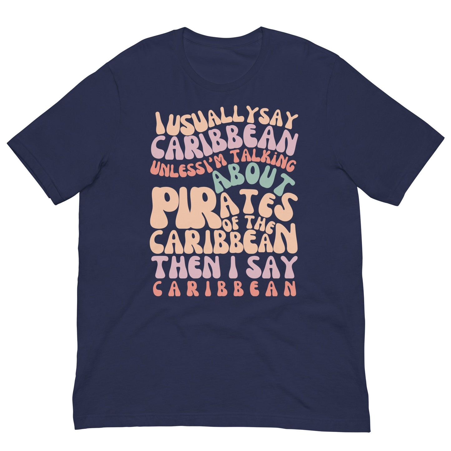 Pirates of the Caribbean Bella Canvas T-Shirt, Subtle Disney Shirt