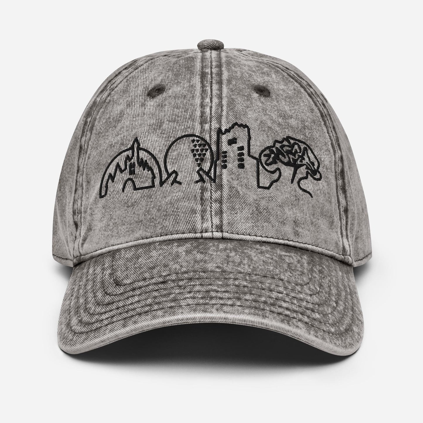 Embroidered Disney Park Icons Hat | WDW Passholder Cap