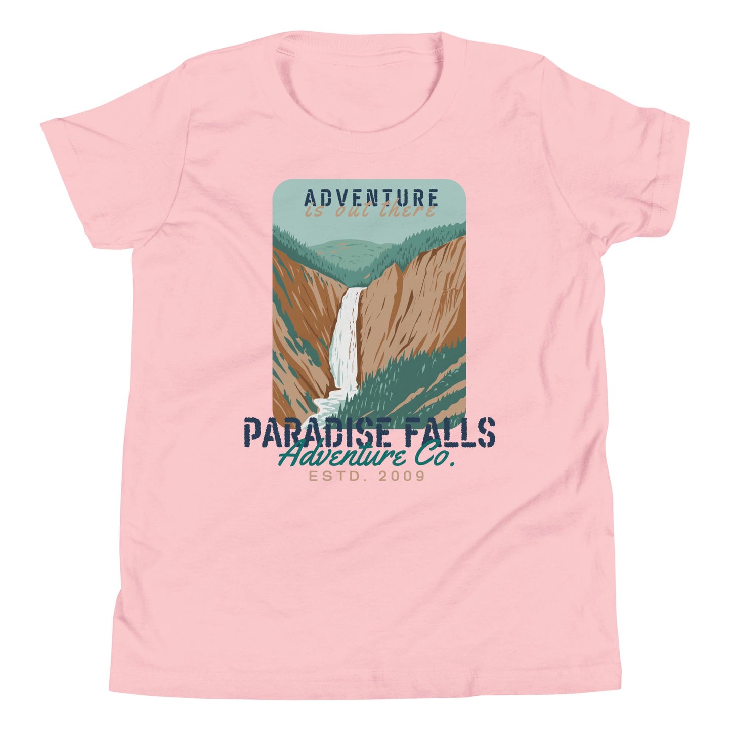 Adventure is Out There Youth Tee, Paradise Falls Design
