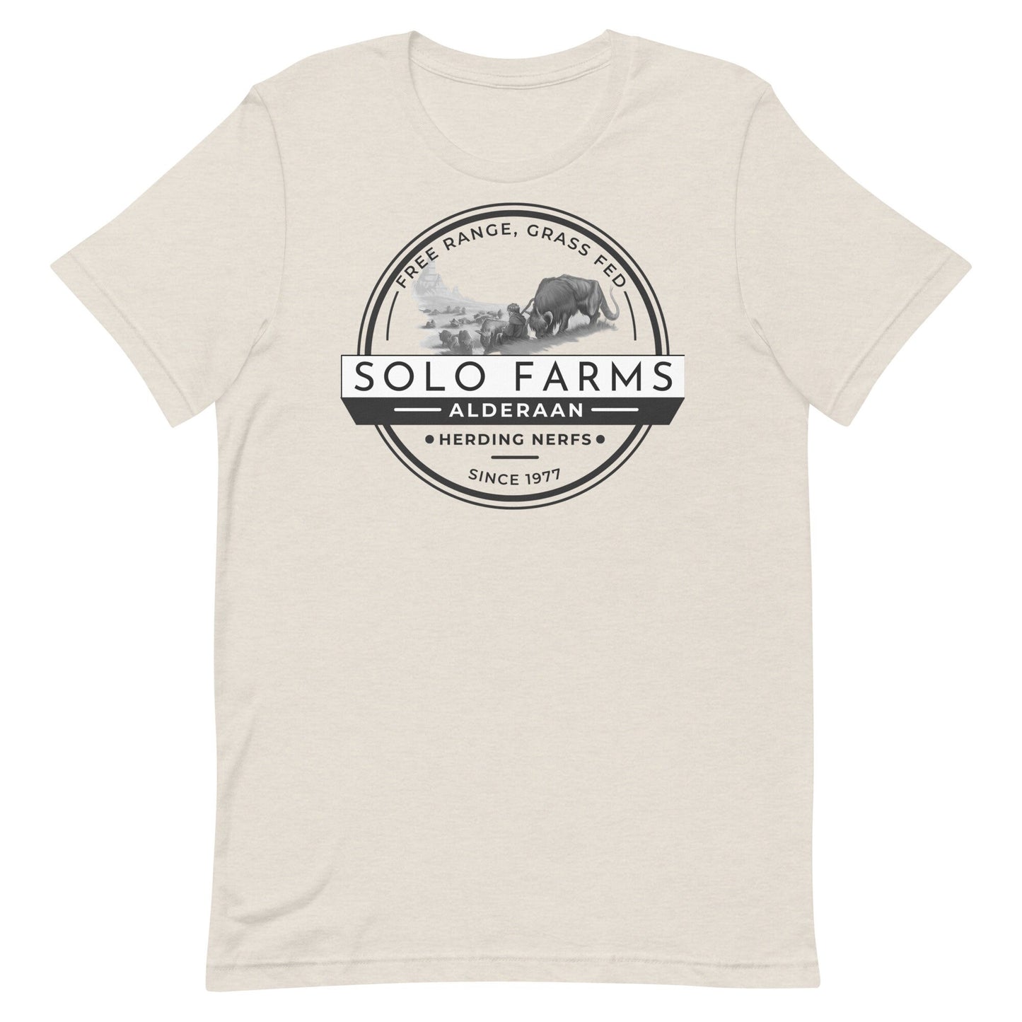 Solo Farms Nerf Herder Bella Canvas T-Shirt, Subtle Disney Family Shirt