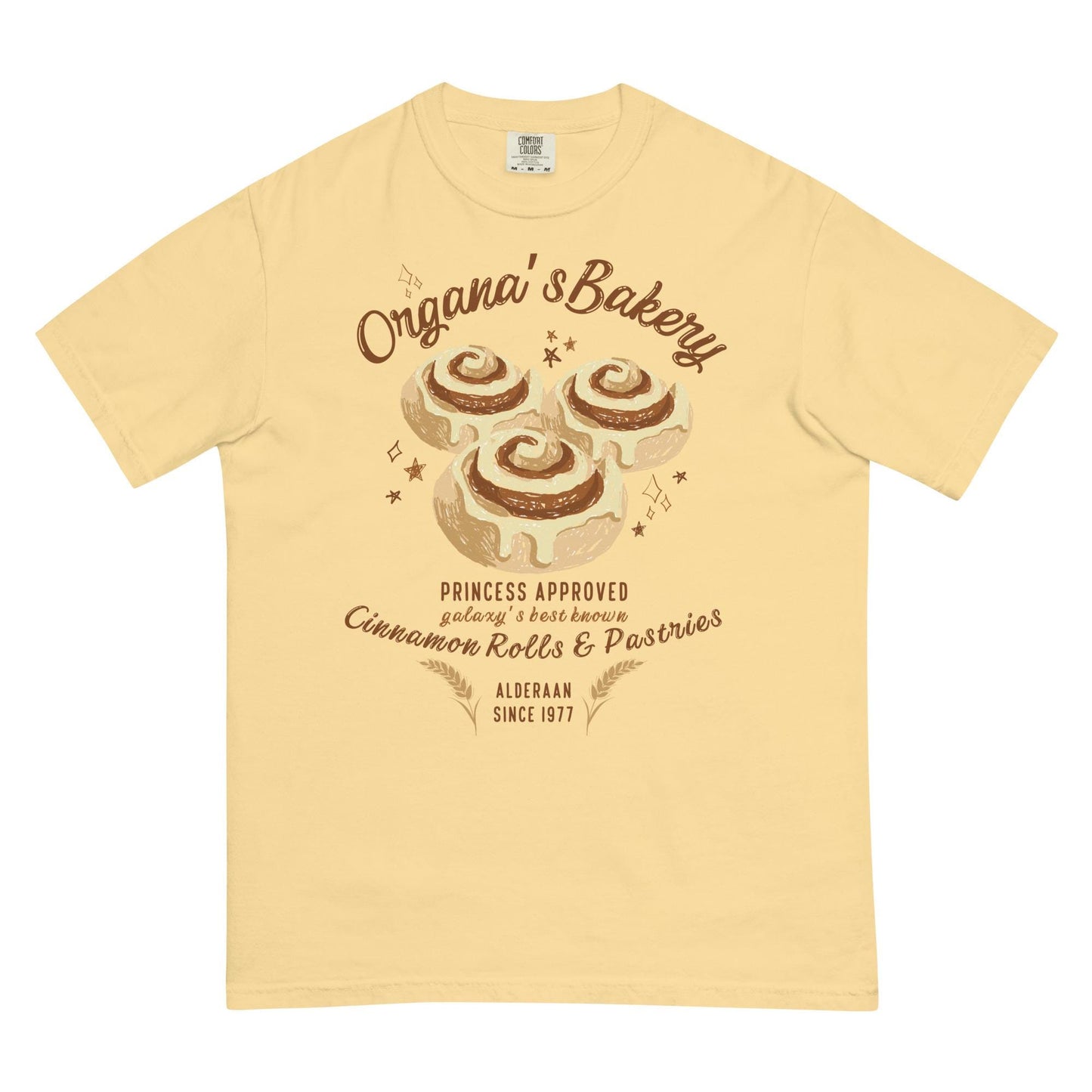 Princess Leia Cinnamon Rolls Comfort Colors Shirt