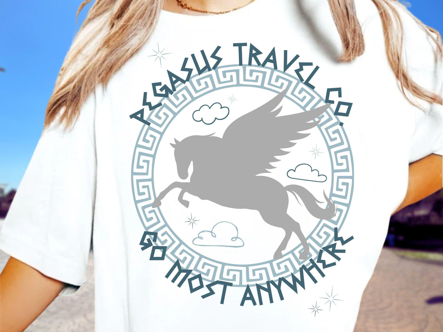 Disney Hercules Pegasus Comfort Colors Shirt, Pegasus Travel Co