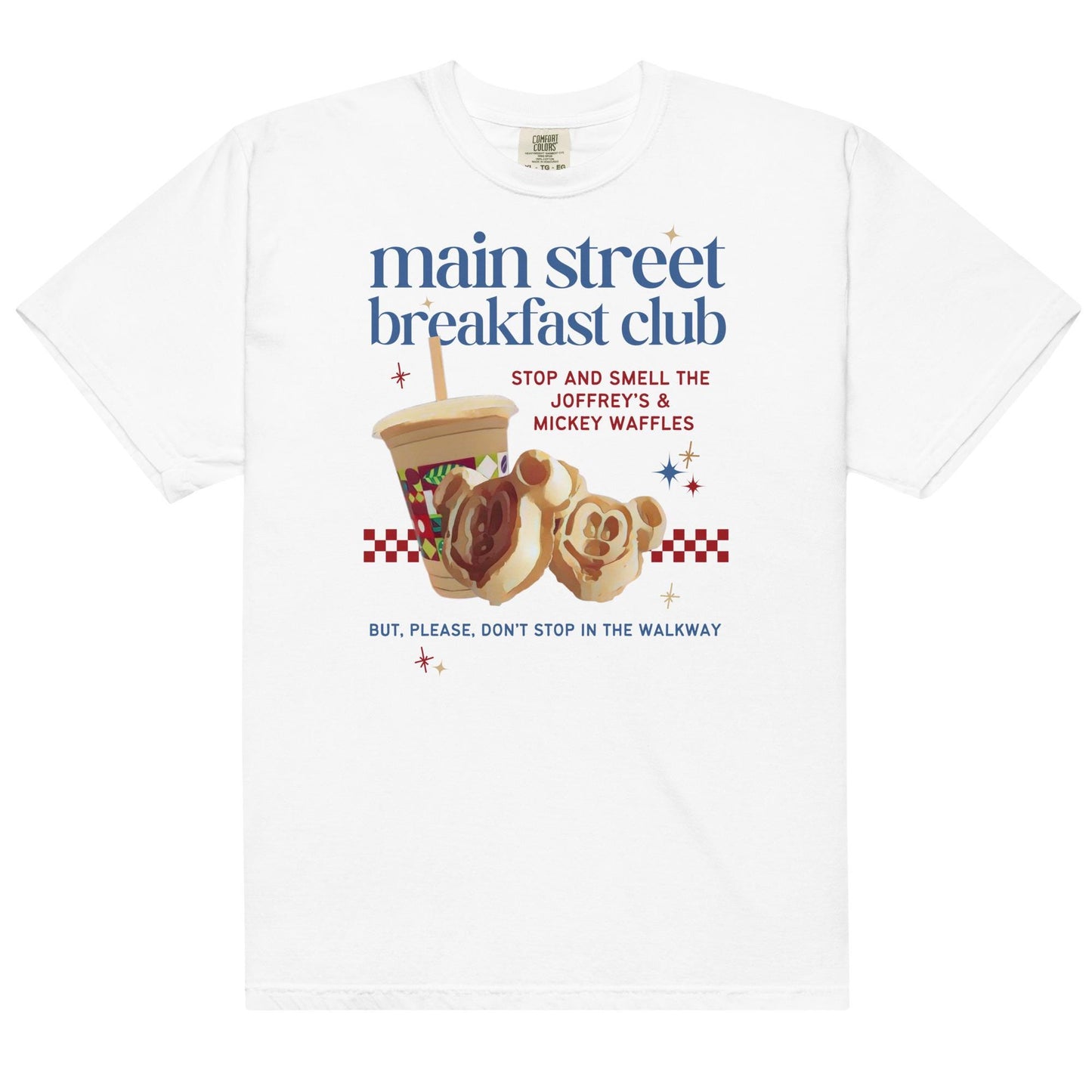 Disney Breakfast Club Tee – Mickey Waffles & Joffrey's Coffee