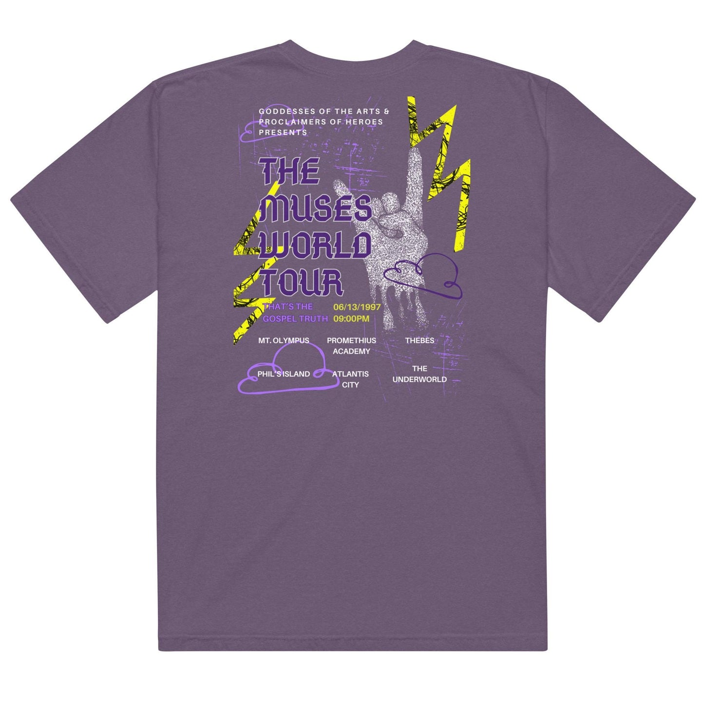 Disney Hercules Muses World Tour Comfort Colors Shirt