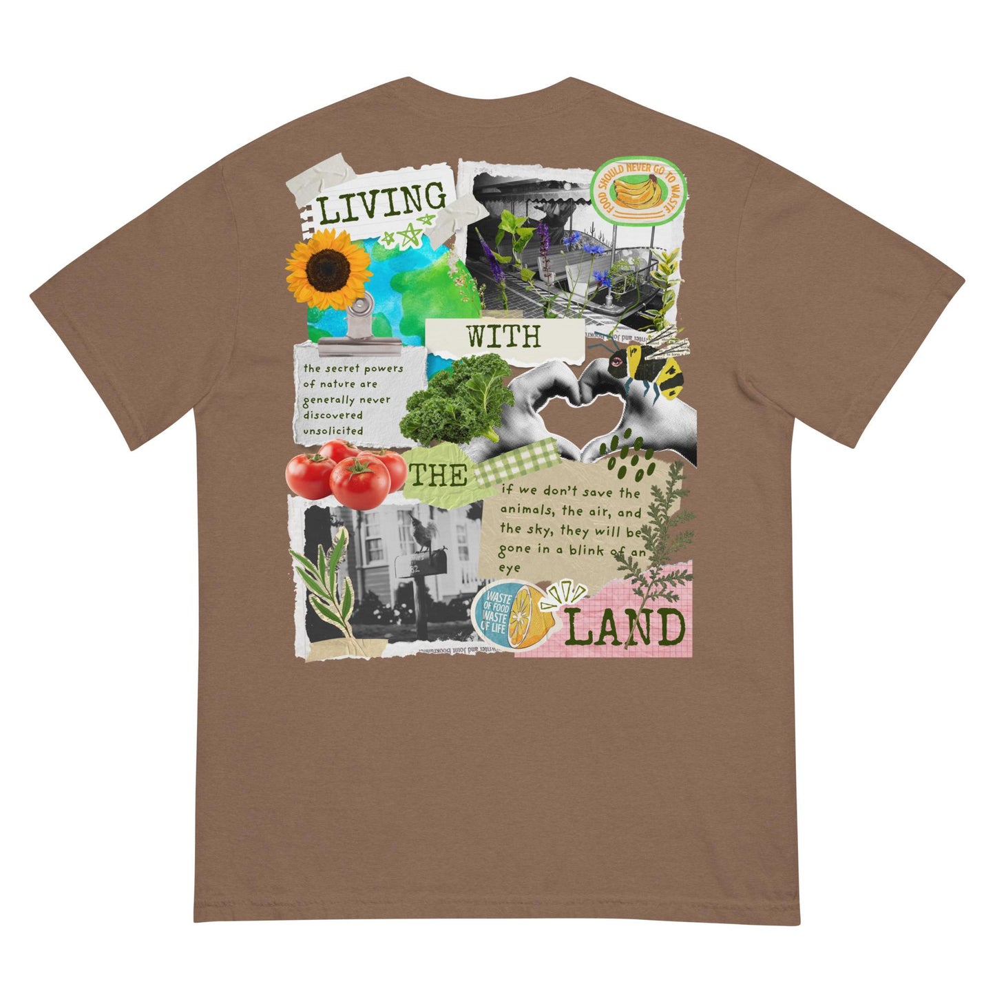 Living with the Land, Only Then Will be Truly Be... Disney EPCOT Comfort Colors Shirt