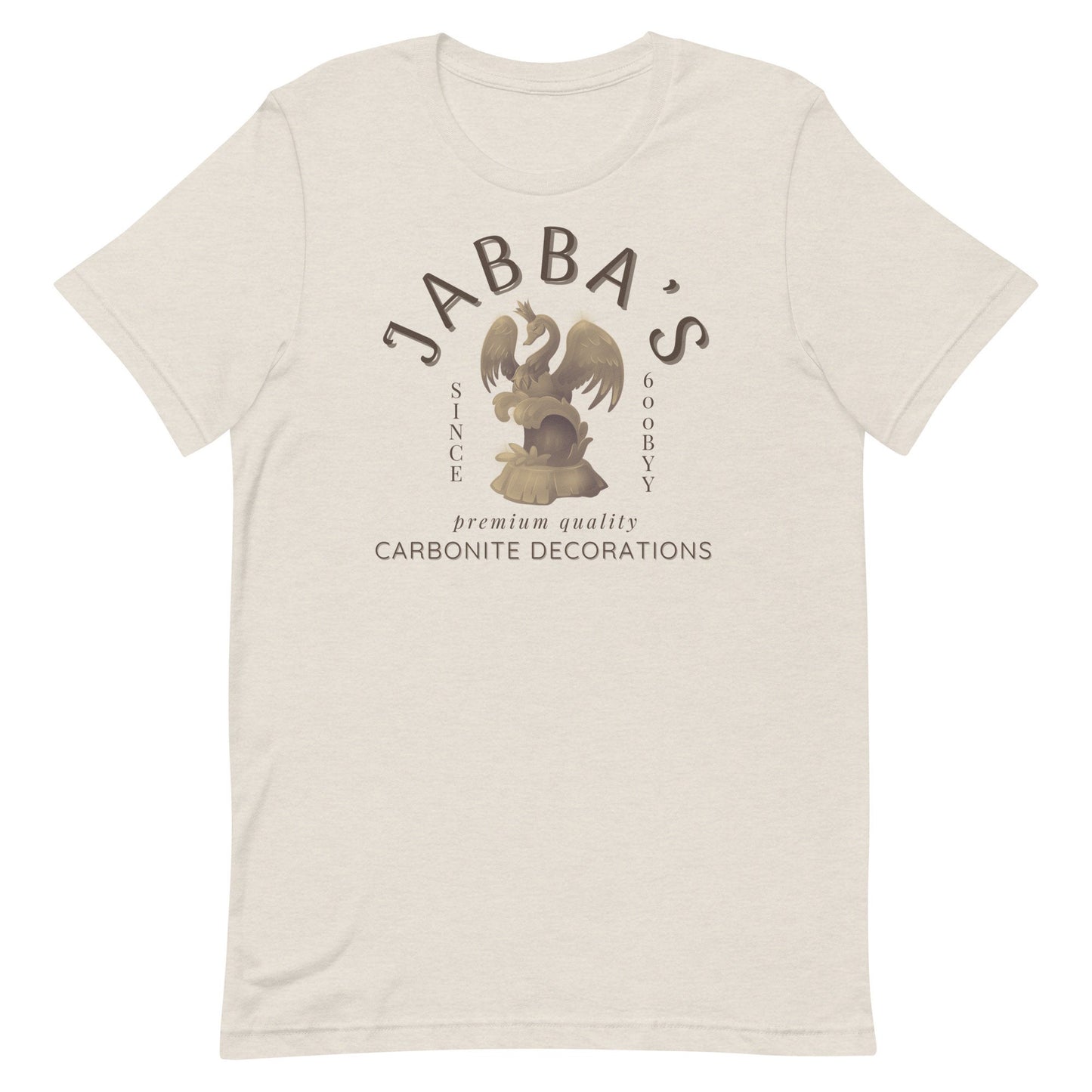 Jabba's Carbonite Decorations,  Bella Canvas Unisex Short Sleeve T-Shirt, Subtle Disney Matching Family Shirts