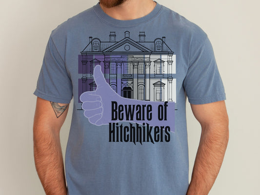 Haunted Mansion Hitchhiking Ghosts Shirt, Comfort Colors Disney Group Tee